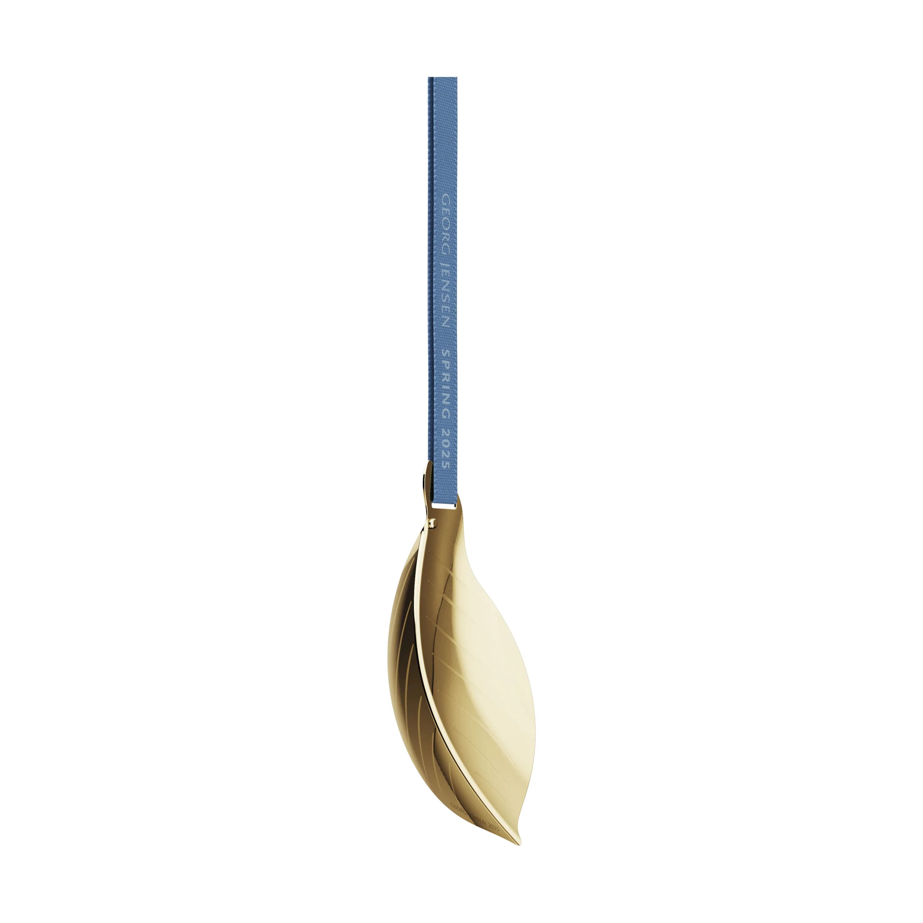 Georg Jensen Påskeæg og ophæng Påske kollektion 2025 Påskeornament - Blad i Guld, 1