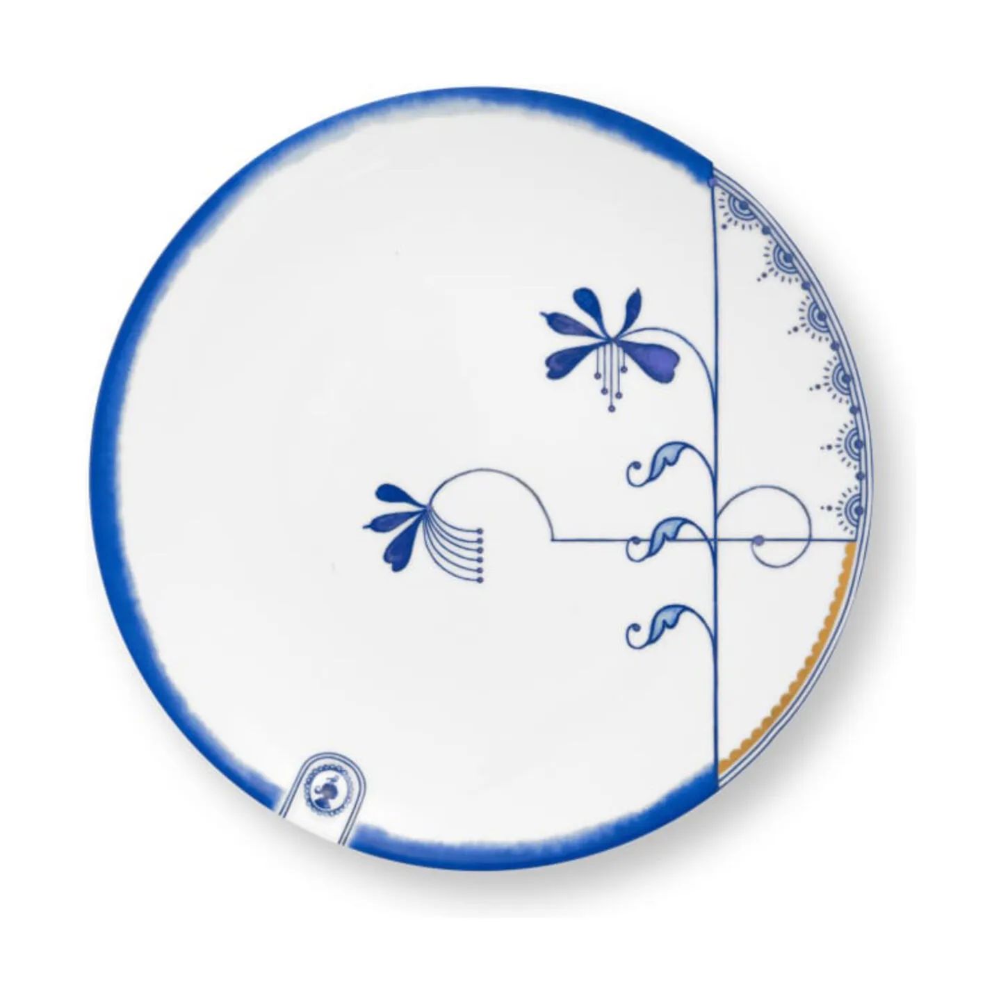 PIP Studio Middagstallerkener Blue Bird Tallerken i 20 cm, 1