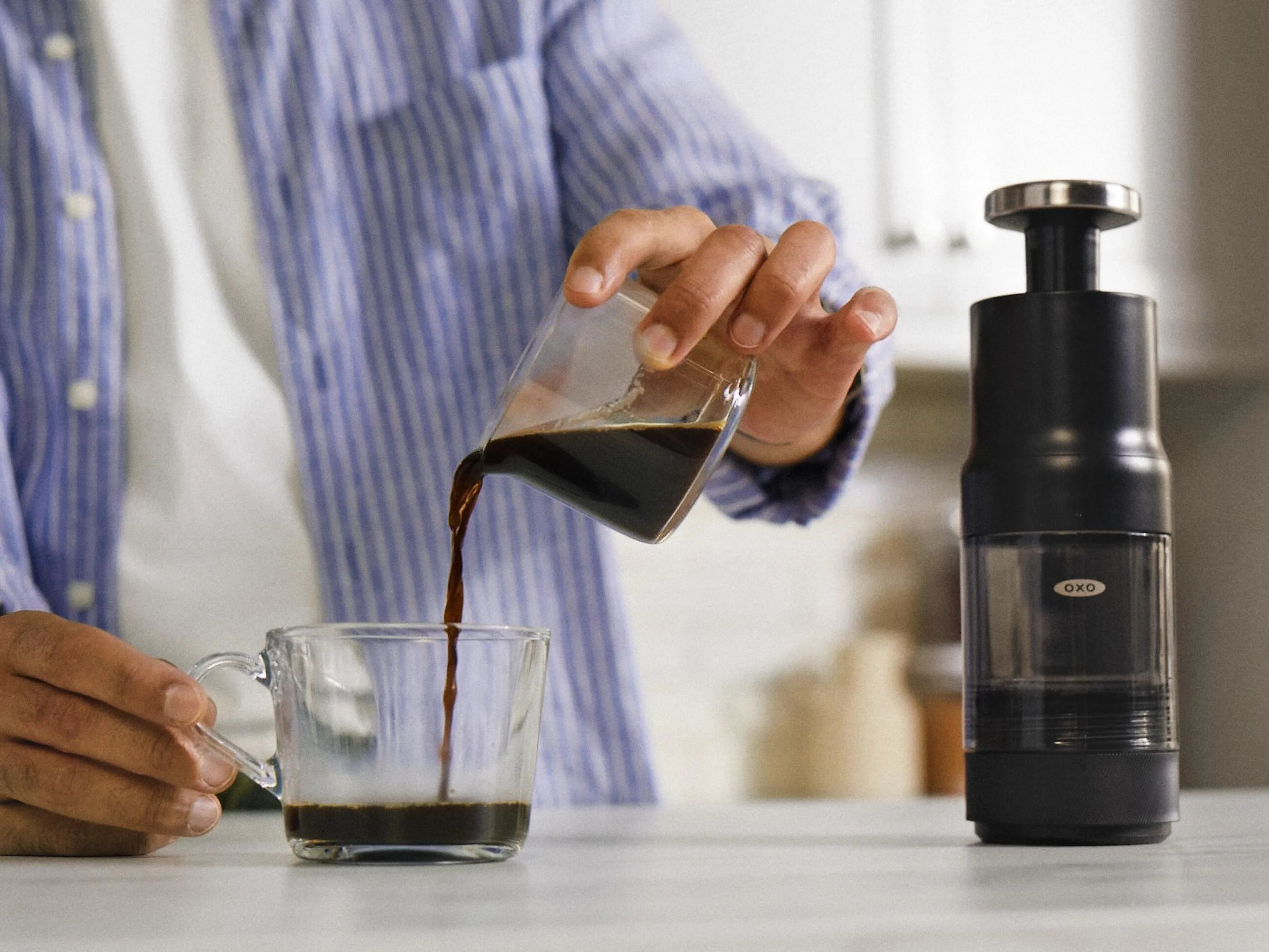 OXO Stempelkander Brew Espressobrygger i Sort, 9
