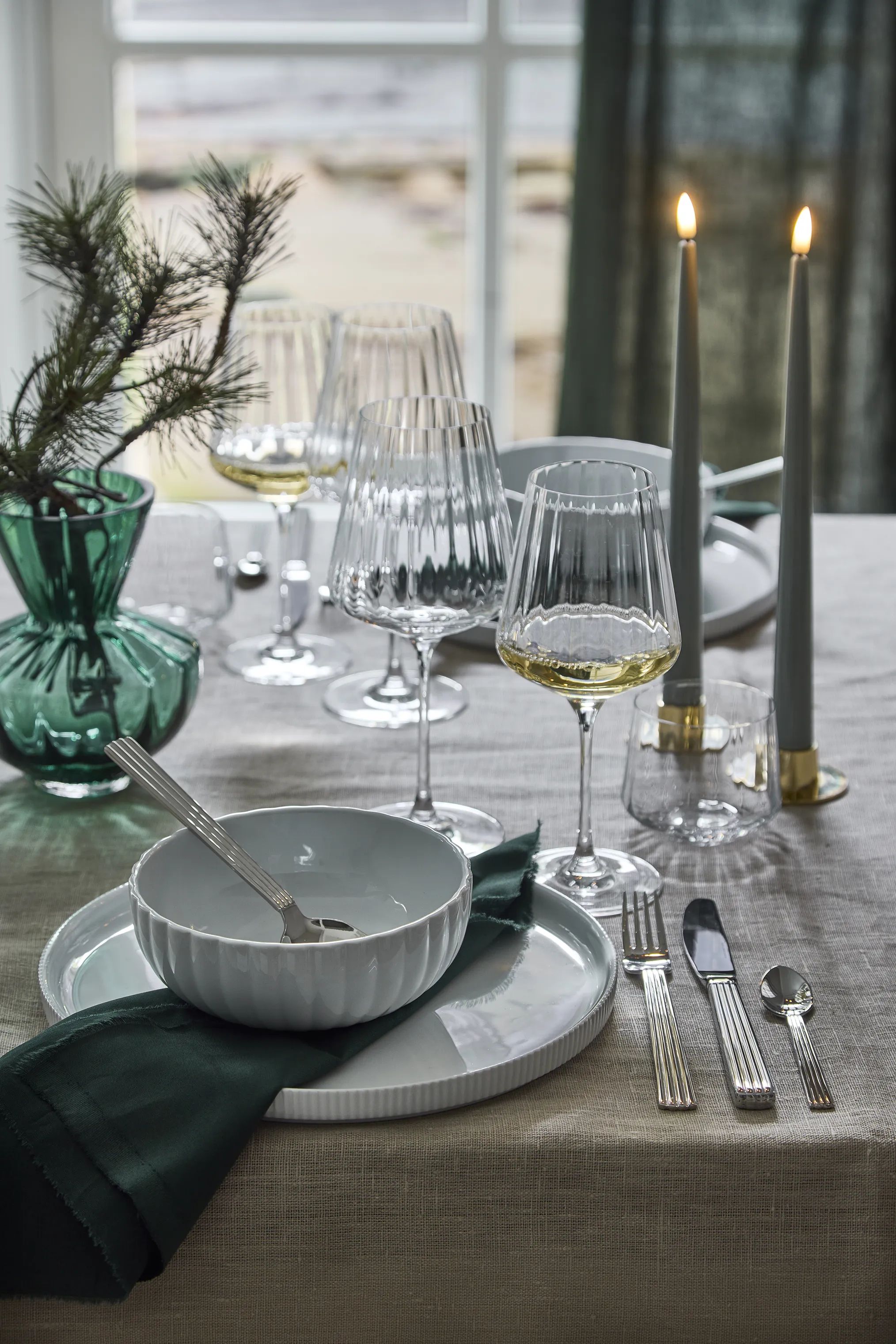 Georg Jensen Bestiksæt Bernadotte Bestiksæt - 16 dele i Blank/Stål, 16 stk., 2