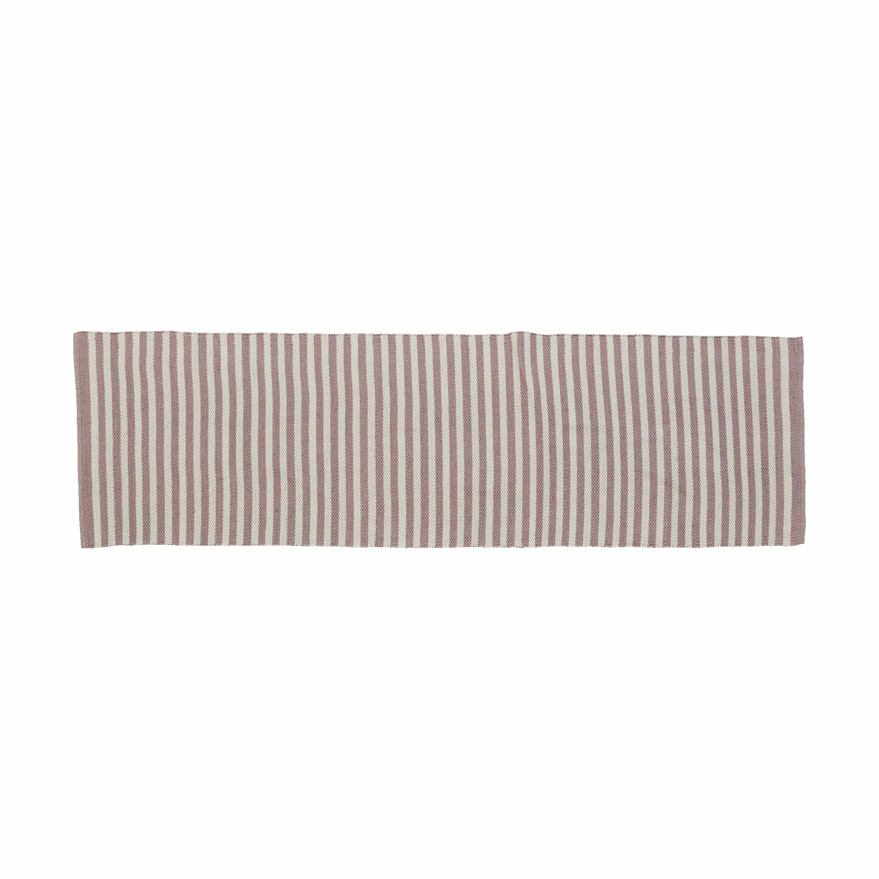 Lene Bjerre Gulvtæpper Strivie Gulvæppe i Bark/hvid, B70 x L240 cm, 2