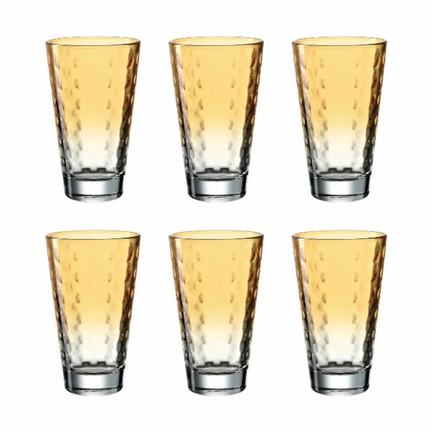 Leonardo Vandglas Leonardo Vandglas - 6 stk. i Klar/apricot, 30 cl, 1