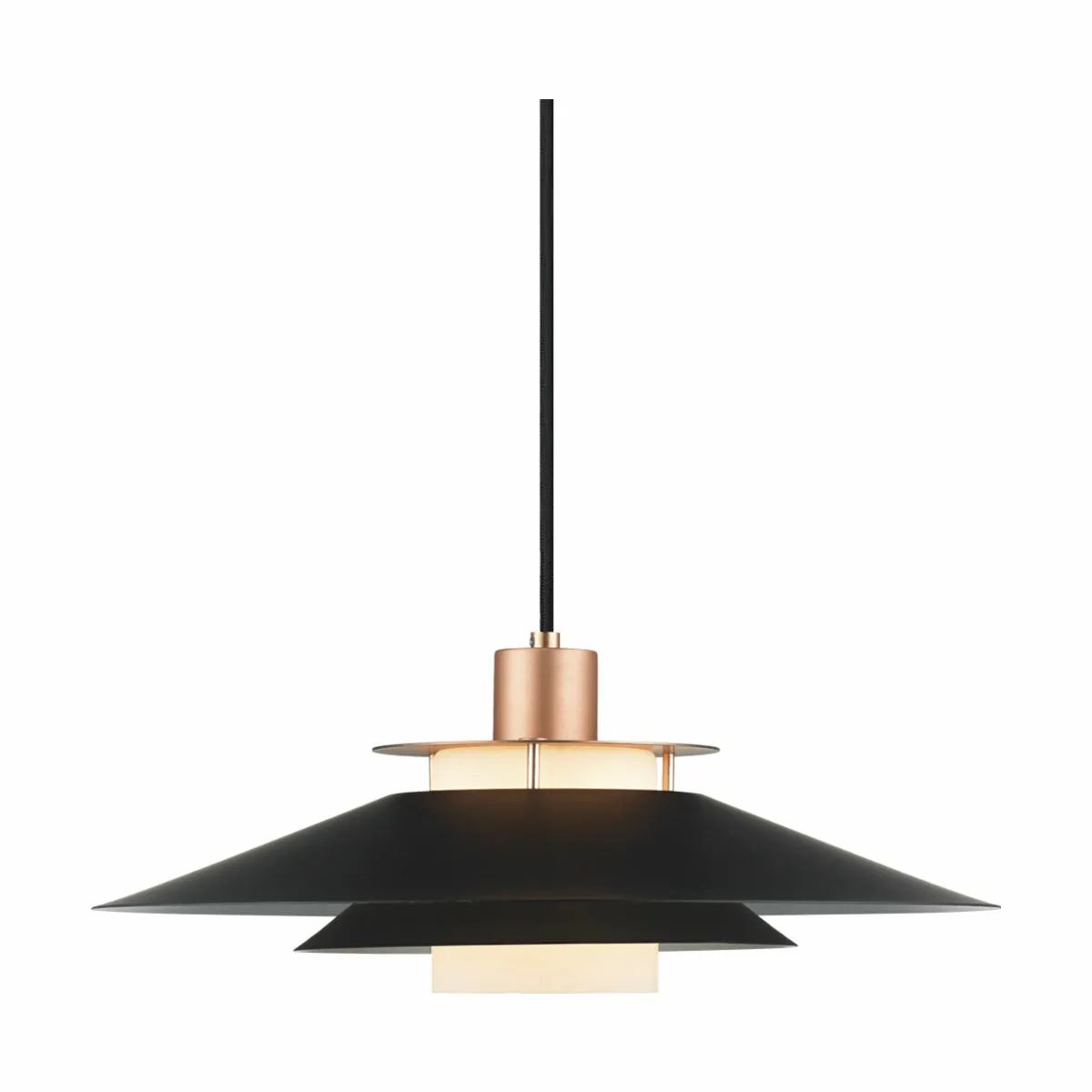 Halo Design Pendler Rivoli Pendel i Sort/kobber, 40 cm, 1
