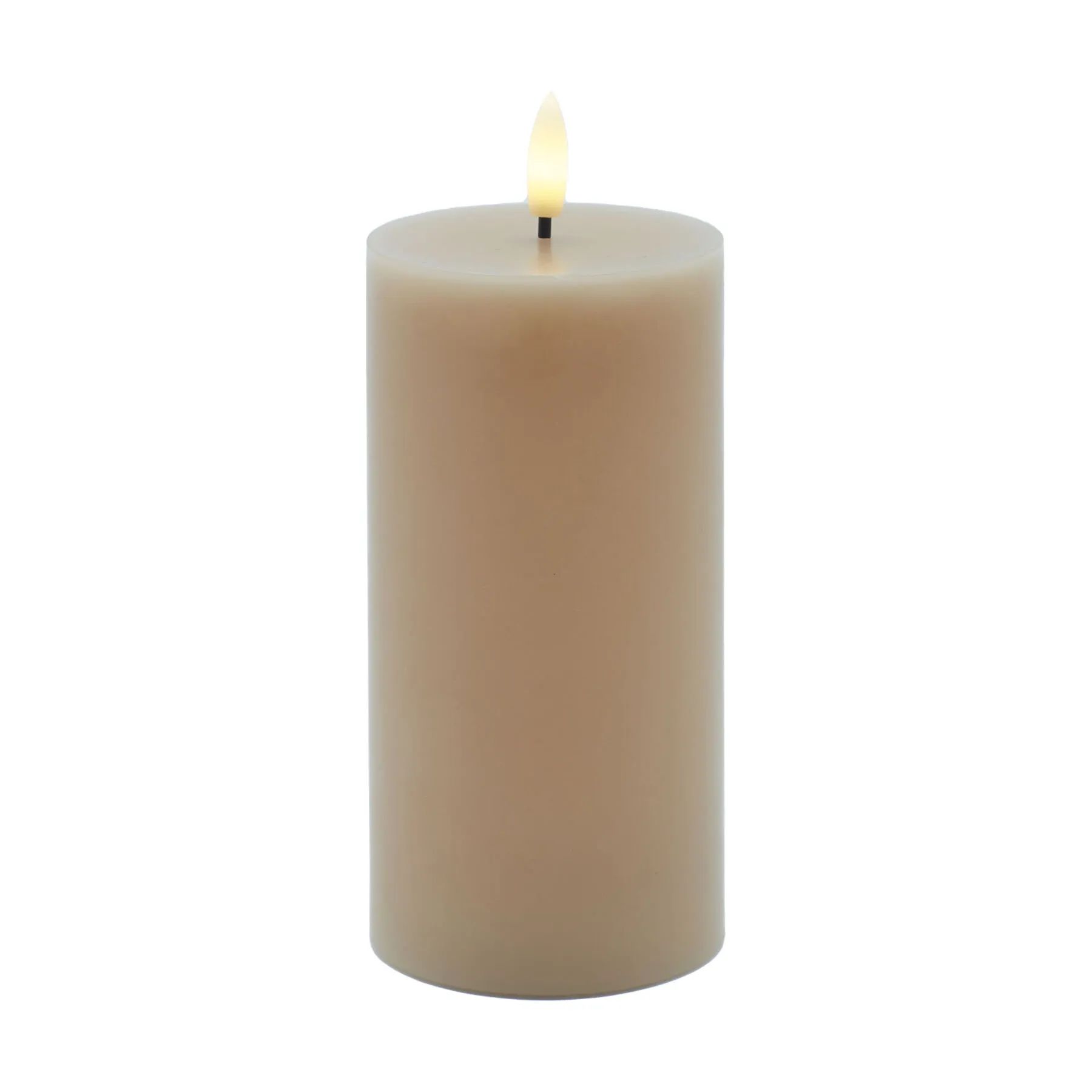 Sirius LED-lys Sille Genopladelig Sille LED Bloklys i Caramel, 15 cm, 1