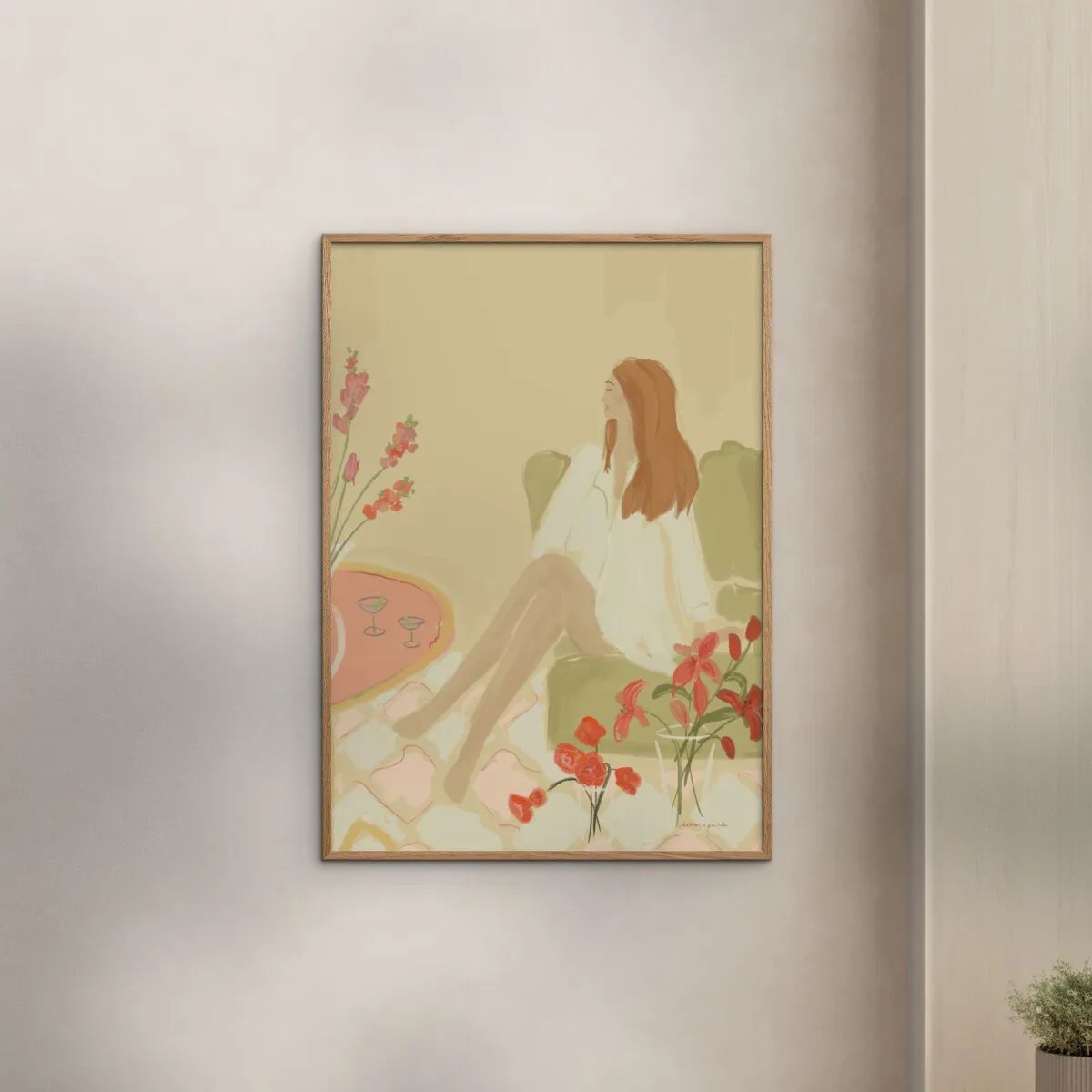 Poster&Frame Plakater Plakat - Sunday i B30 x L40 cm, 2