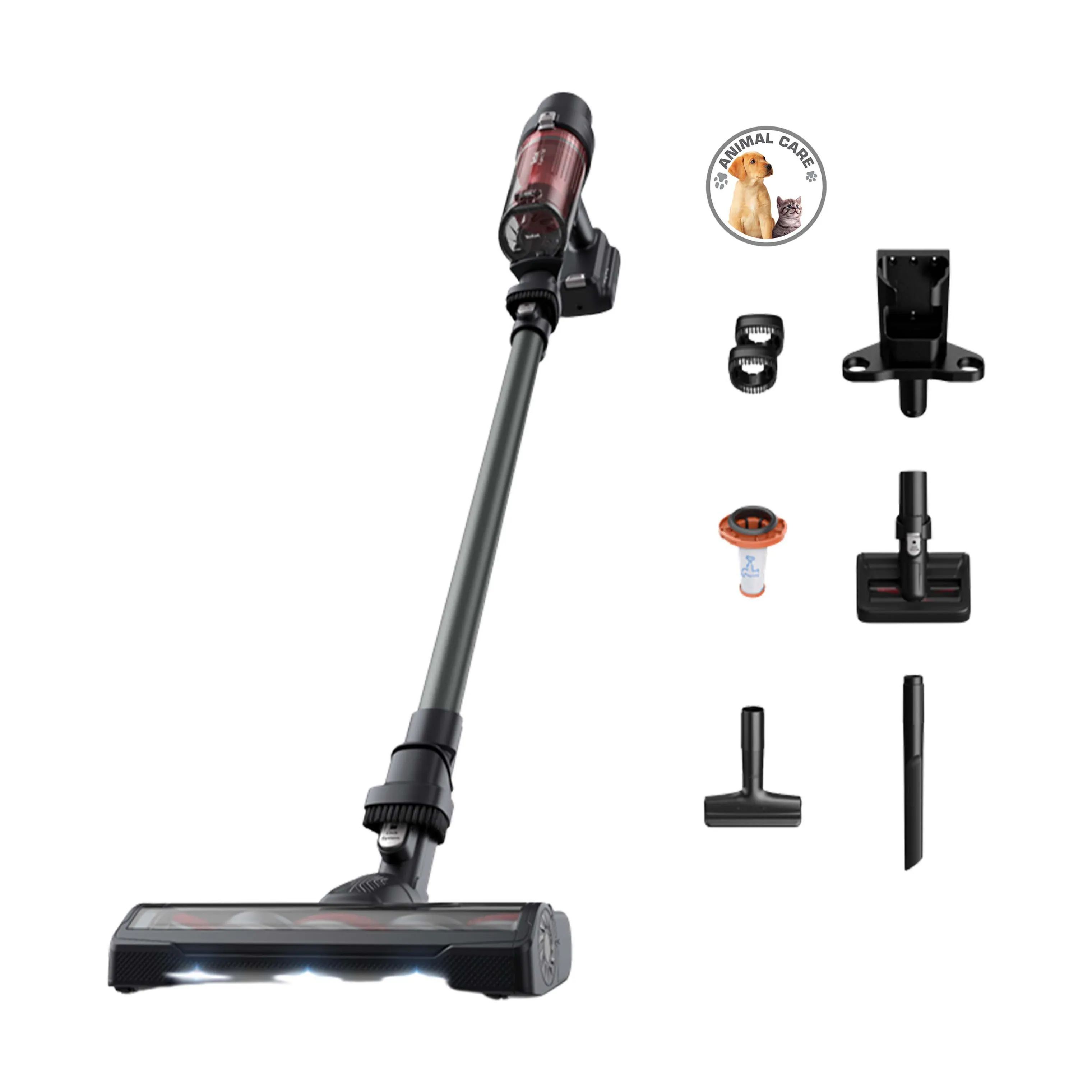 Tefal Støvsugere X-Pert 7.60 Animal Støvsuger i Sort/Rød, 1