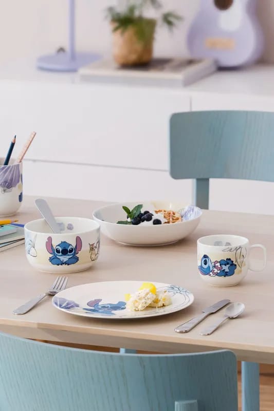 Villeroy & Boch Børnetallerkener Disney Stitch Børnespisesæt - 3 dele i 3 stk., 3