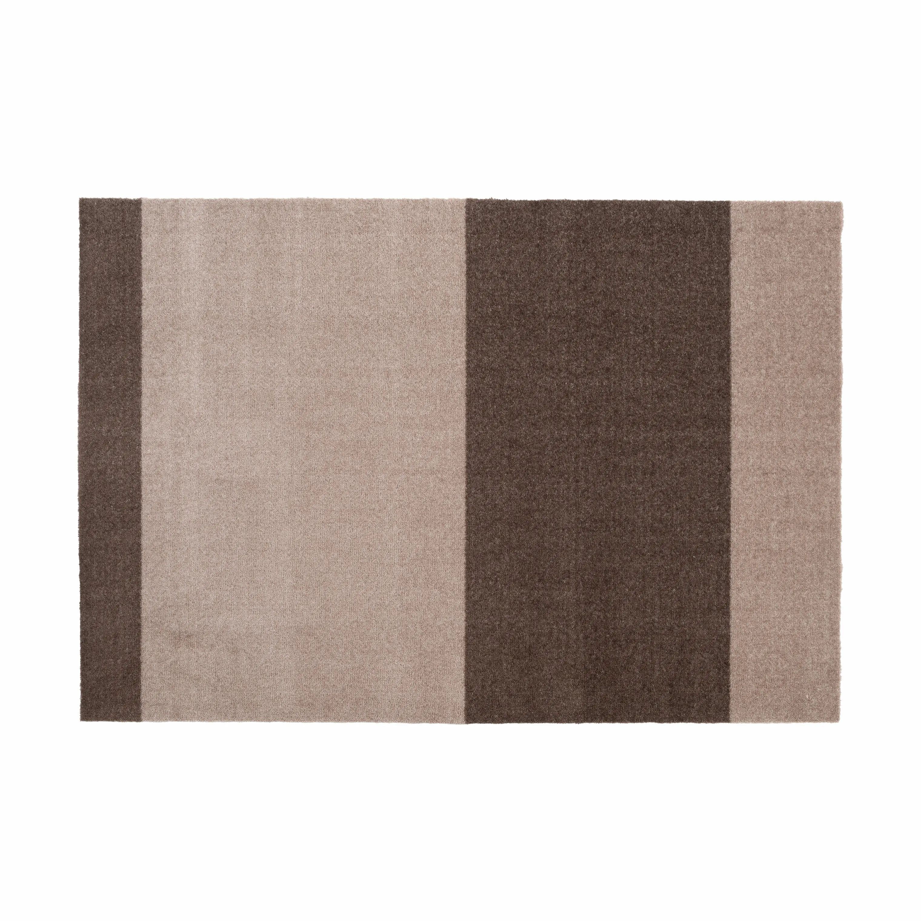 Tica Copenhagen Gulvtæpper Stripes Horisontal Gulvtæppe i Sand/brun, B90 x L130 cm, 1