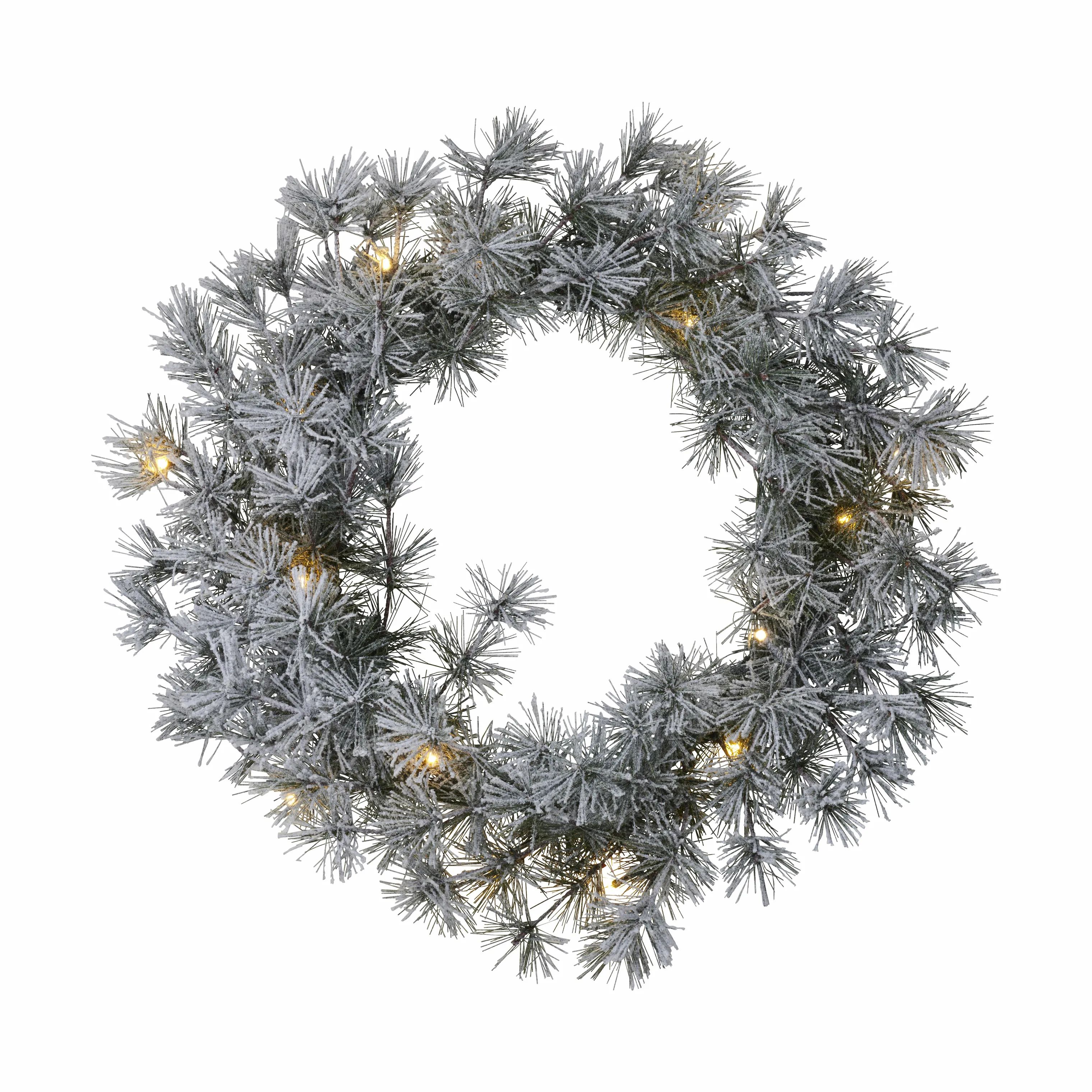 Sirius Øvrigt julepynt Alfi Krans i Hvid, 1