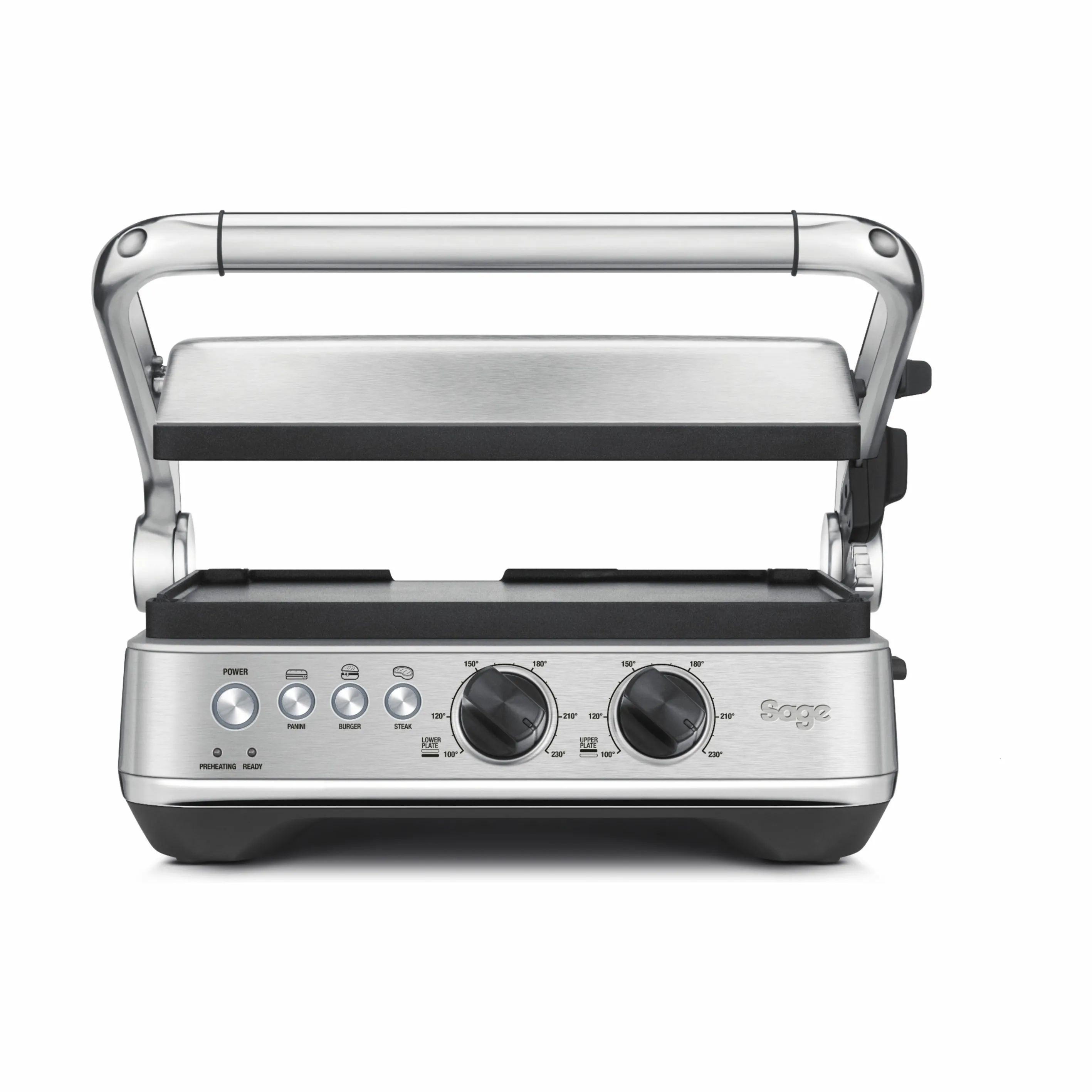 Sage Bordgrill SGR 700 The BBQ & Press Bordgrill i Rustfrit stål, 1
