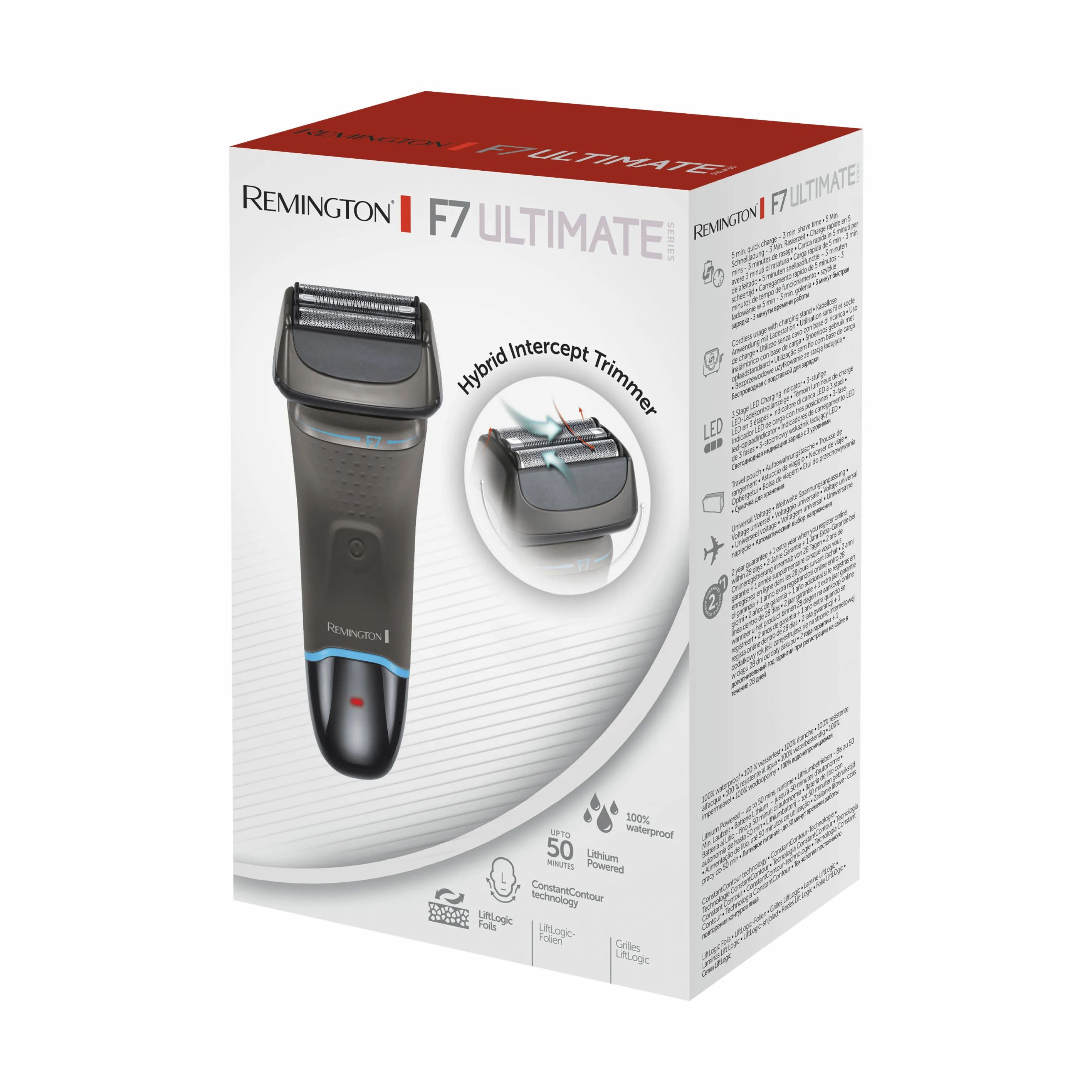 Remington Barbermaskiner Ultimate Series Folie Barbermaskine XF8505 i Sort, 4