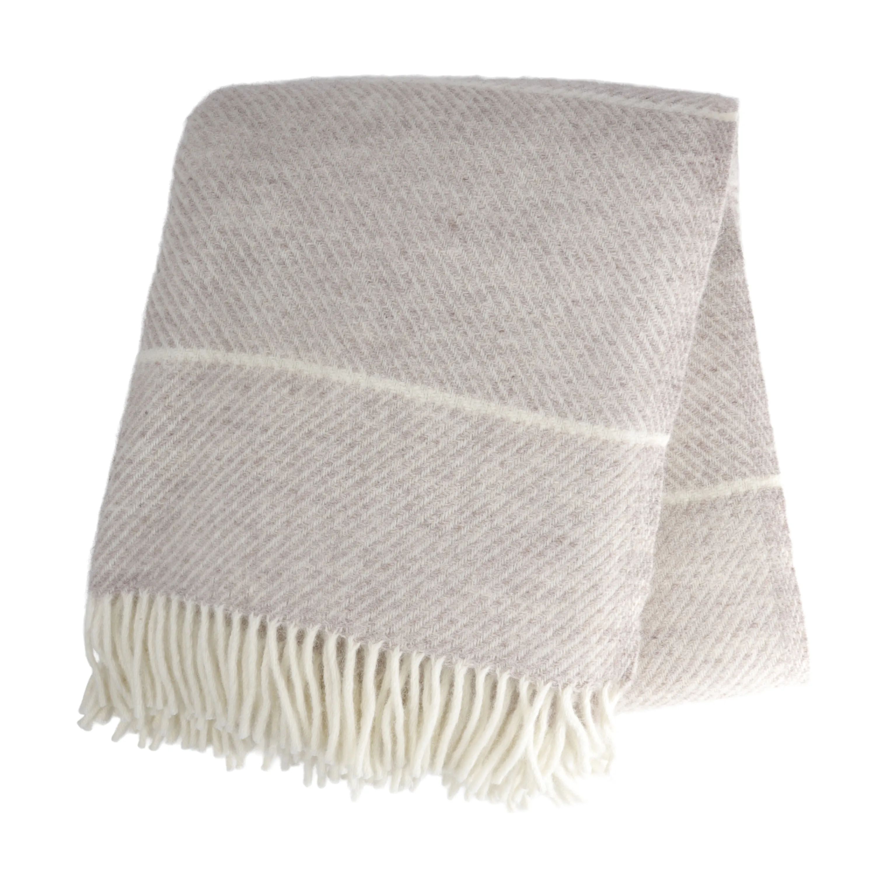 Rosenhills Væveri Plaider Aya Plaid i Beige, 2