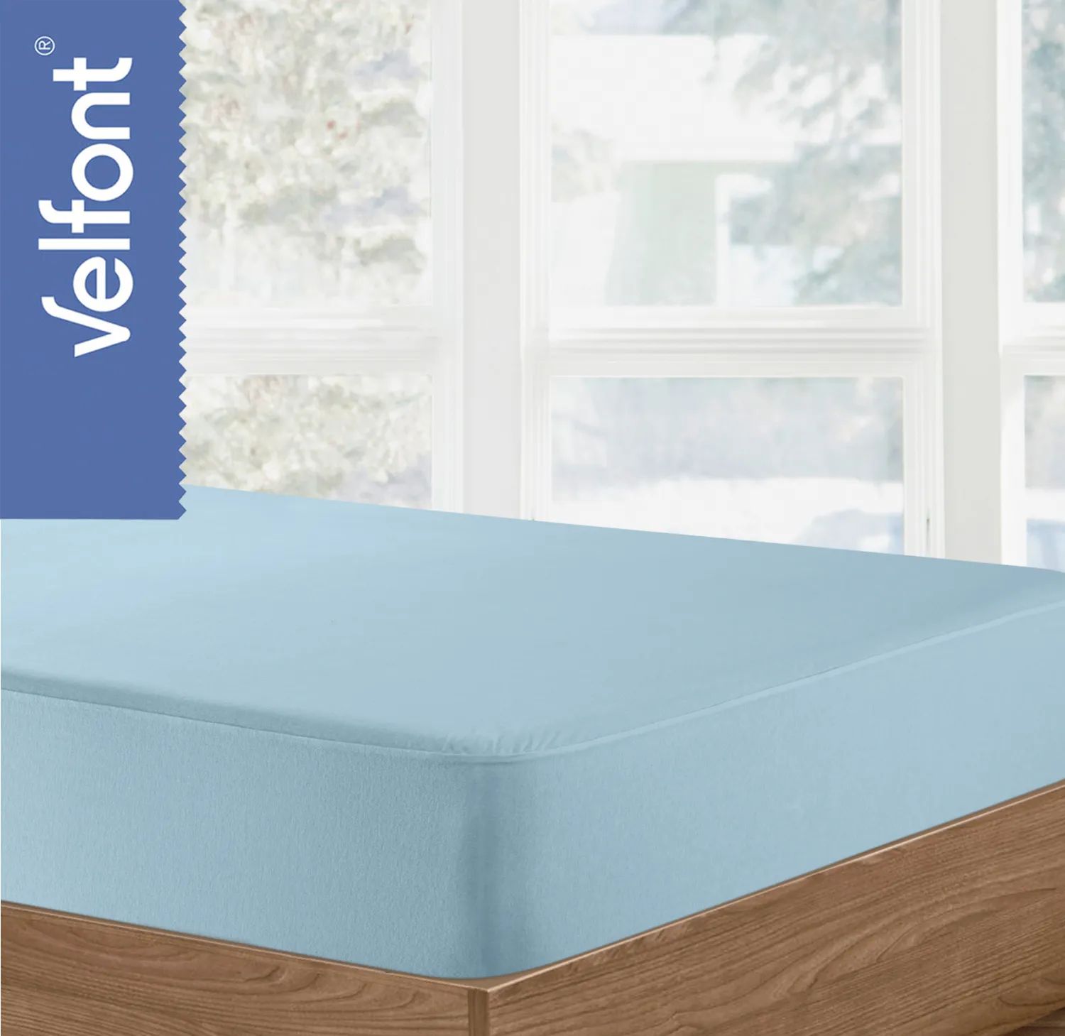 Velfont Lagner Vådliggerlagen i Powder blue , B90 x L200 cm, 2