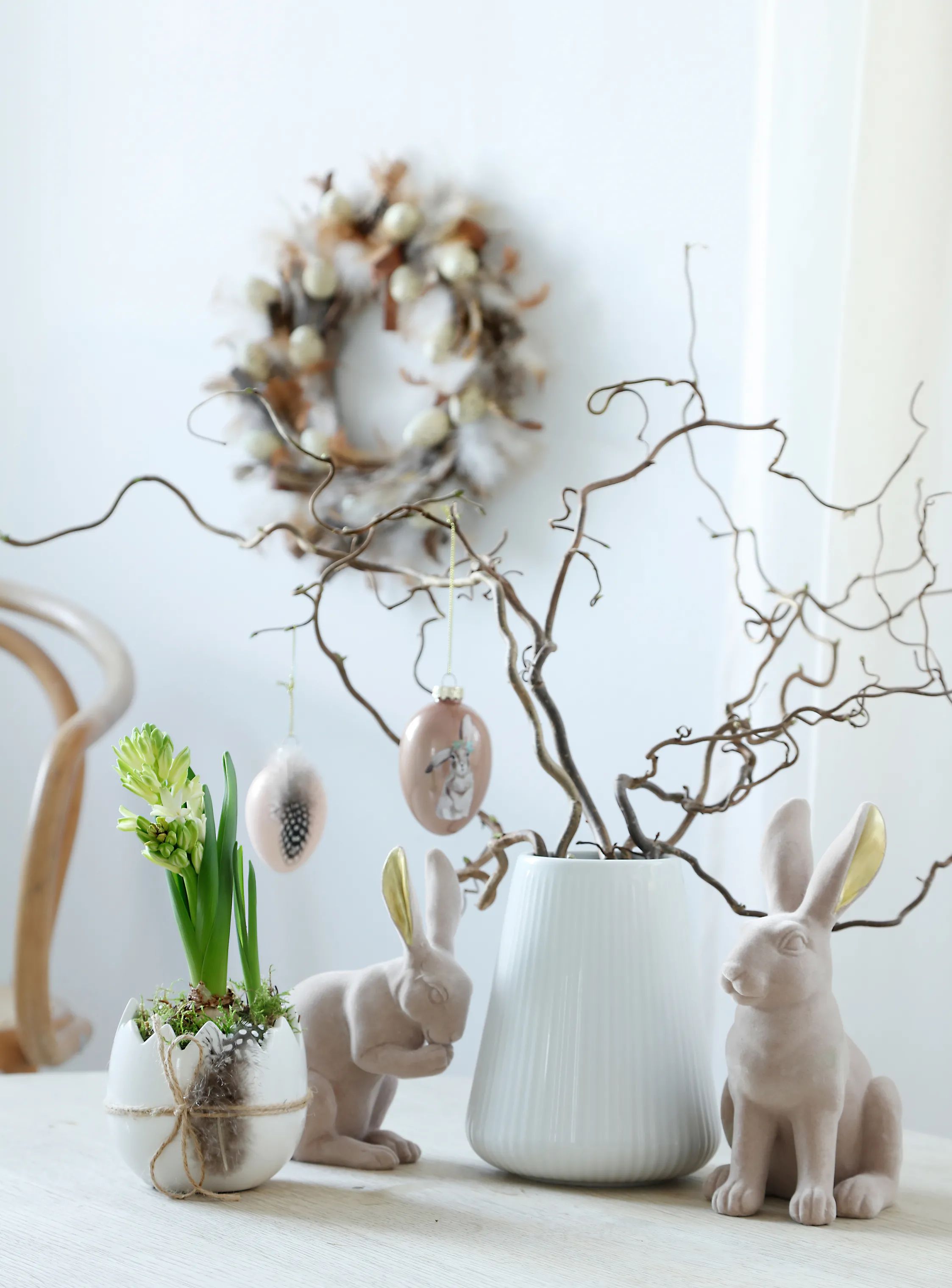 CASA Living Påskefigurer Påske 2021 Figur - Hare i Rosa, 21 cm, 2