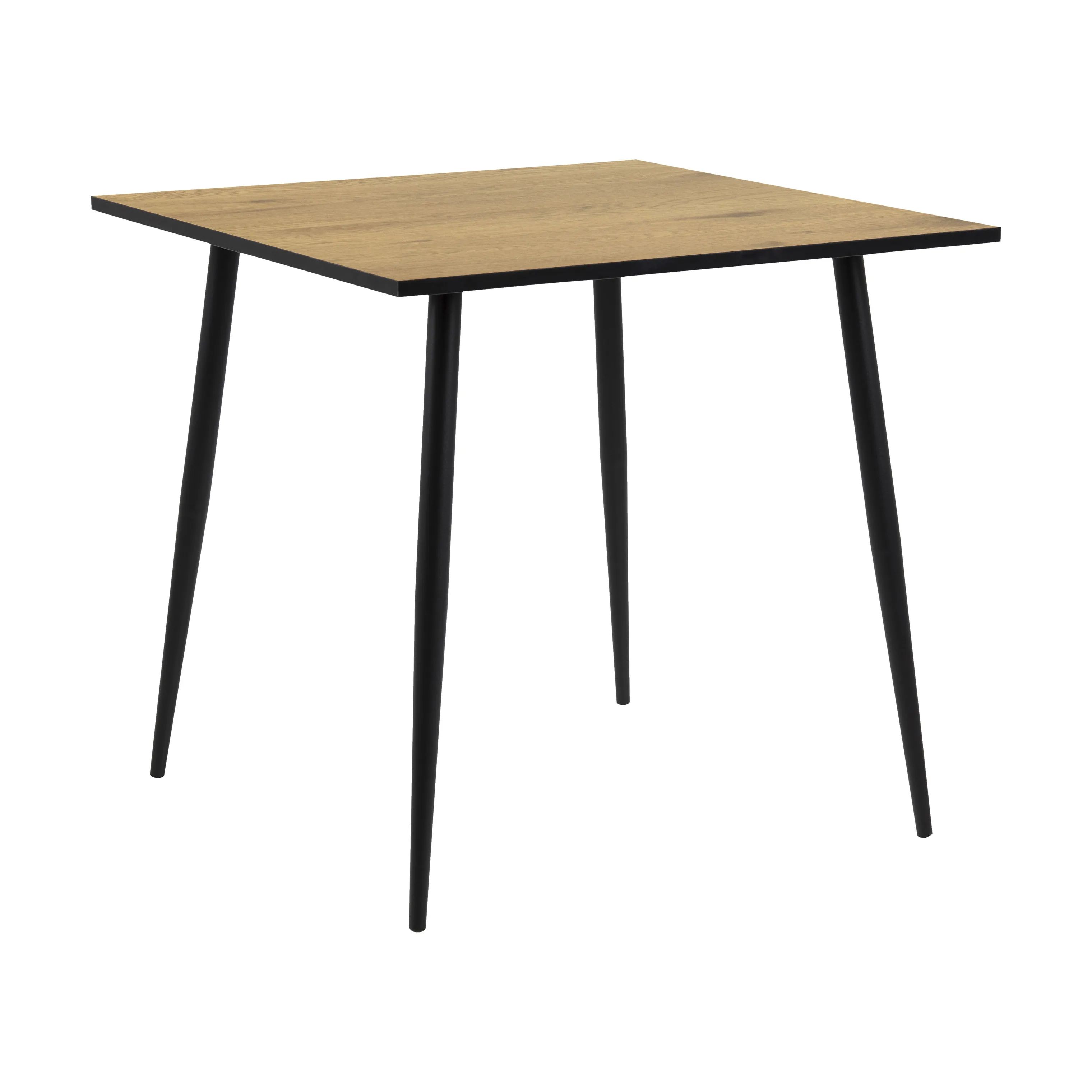 CASA Living Spiseborde Wilma Spisebord i Natur, B80 x L80 cm, 1