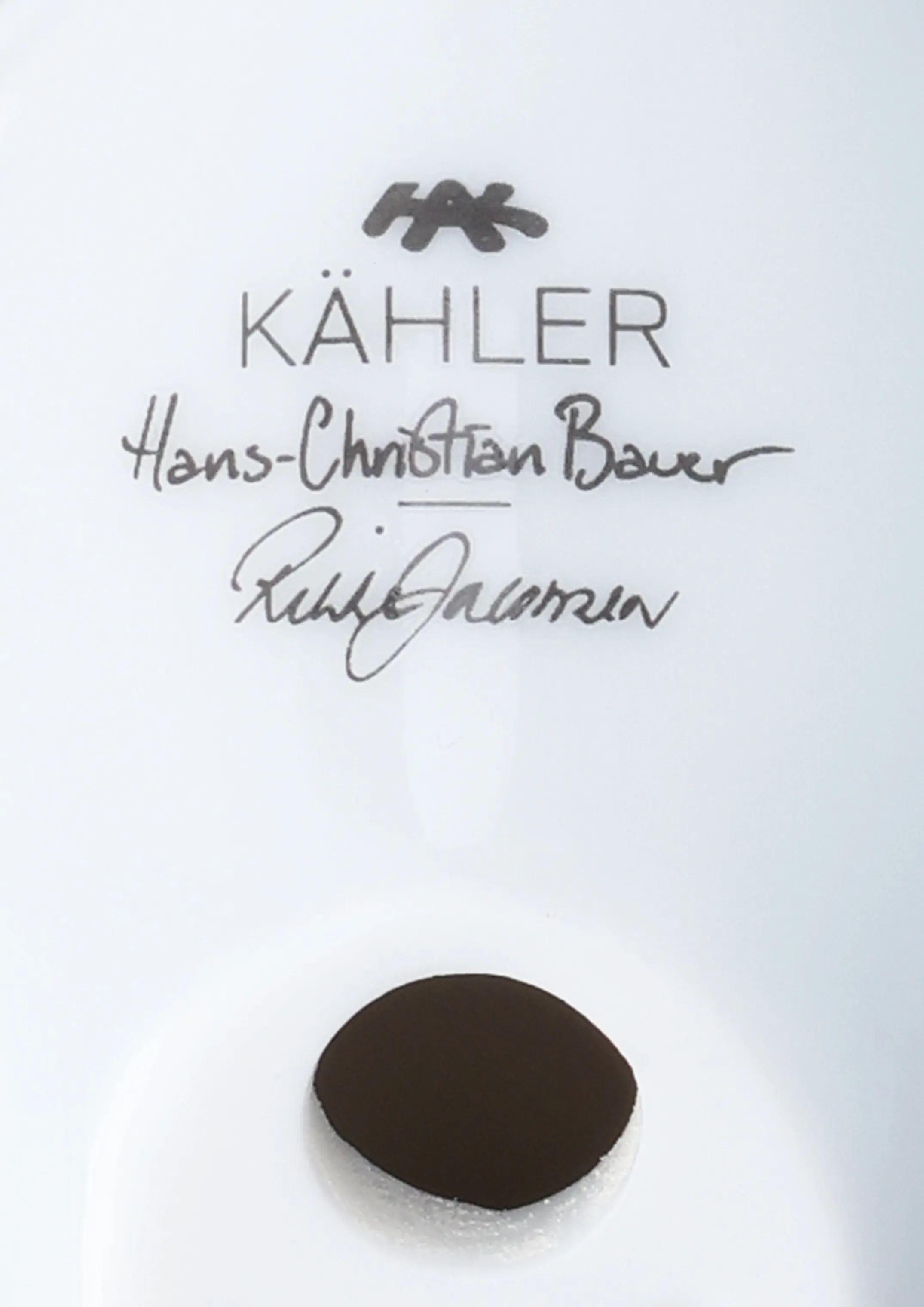 Kähler Julefigurer Hammershøi Jul Gås i Hvid m. deko, 2