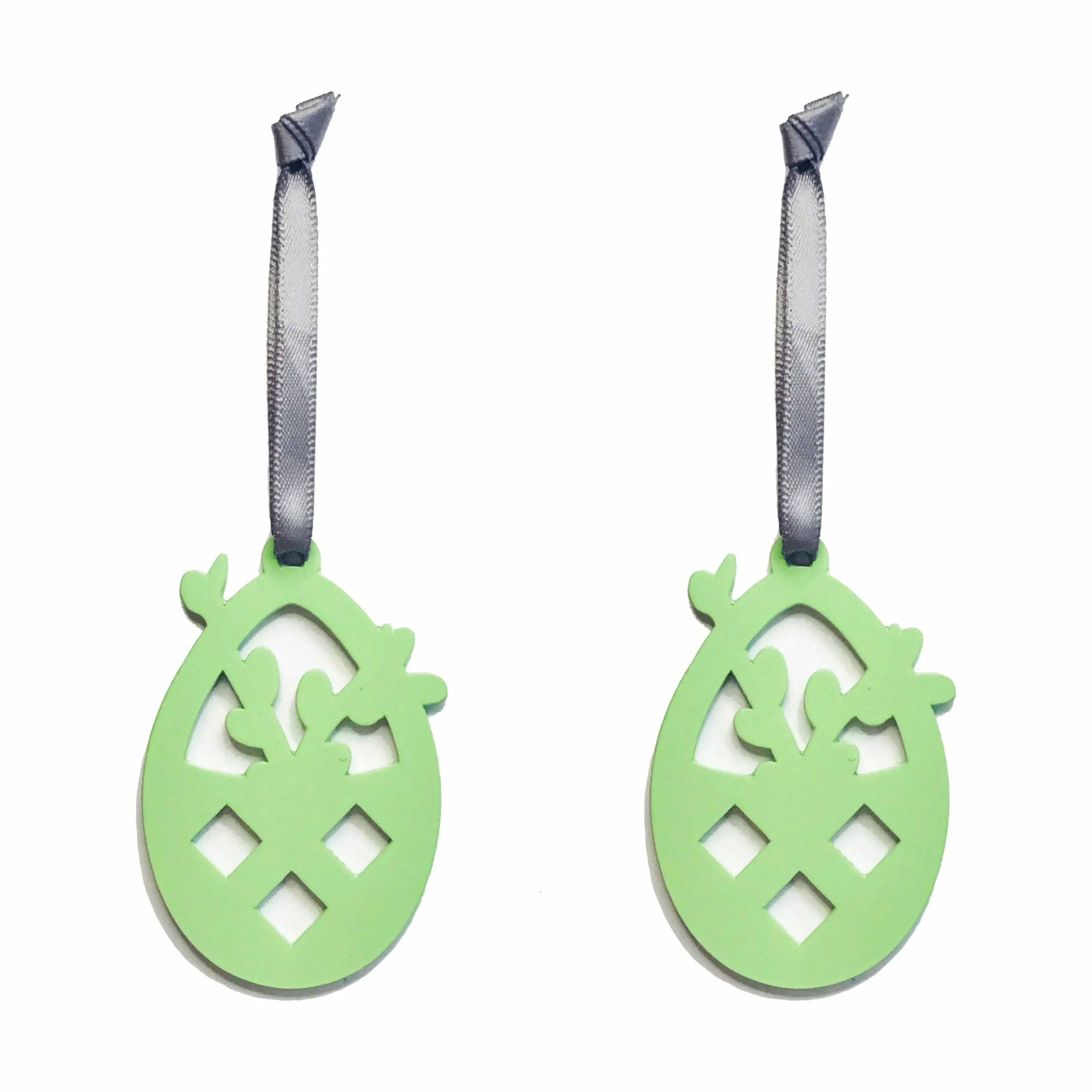 AIRies Påskeæg og ophæng AIRies Påskeophæng Gren - 2 stk. i Grøn, 0,2 cm, 1