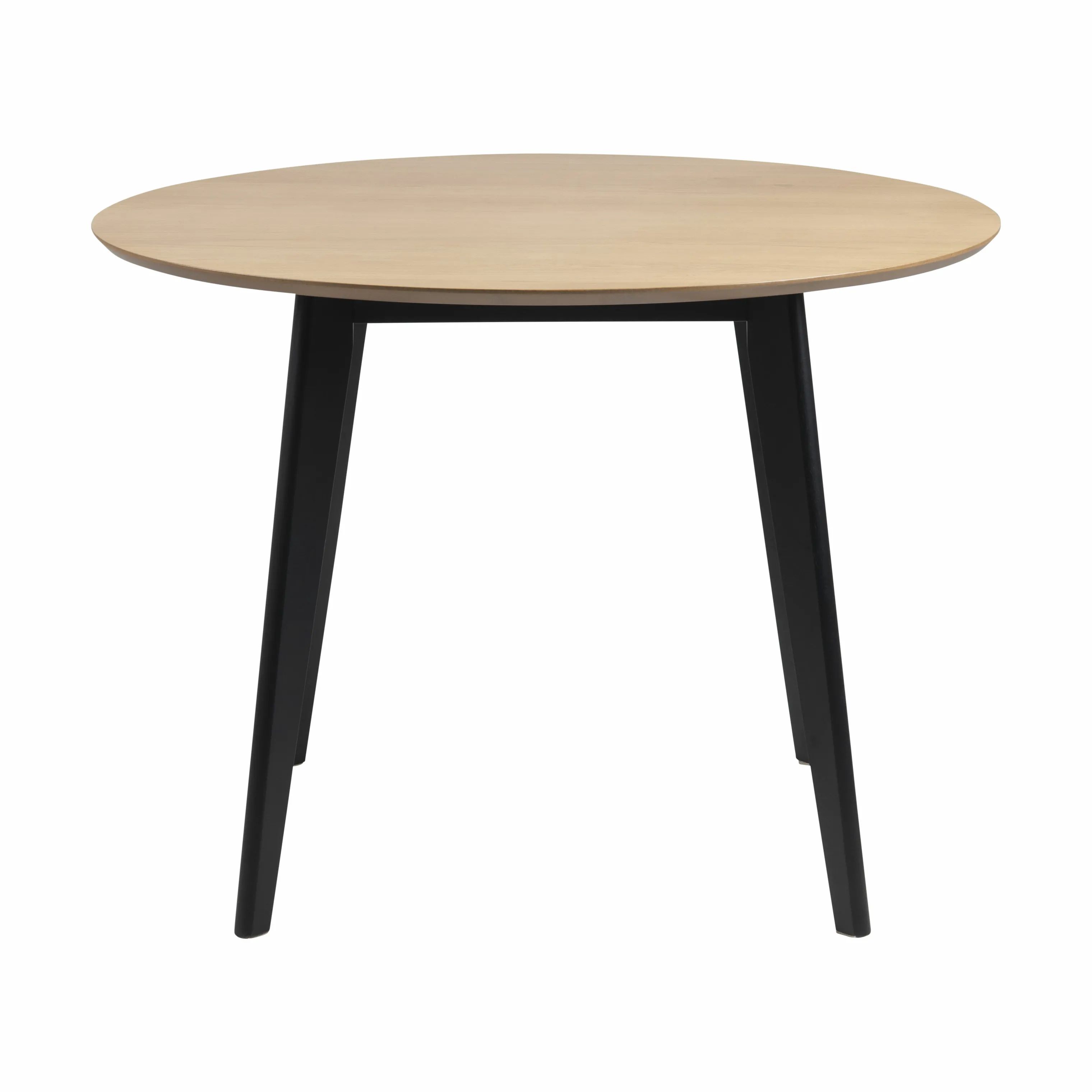 CASA Living Spiseborde Roxby Spisebord i Eg/sort, 105 cm, 1