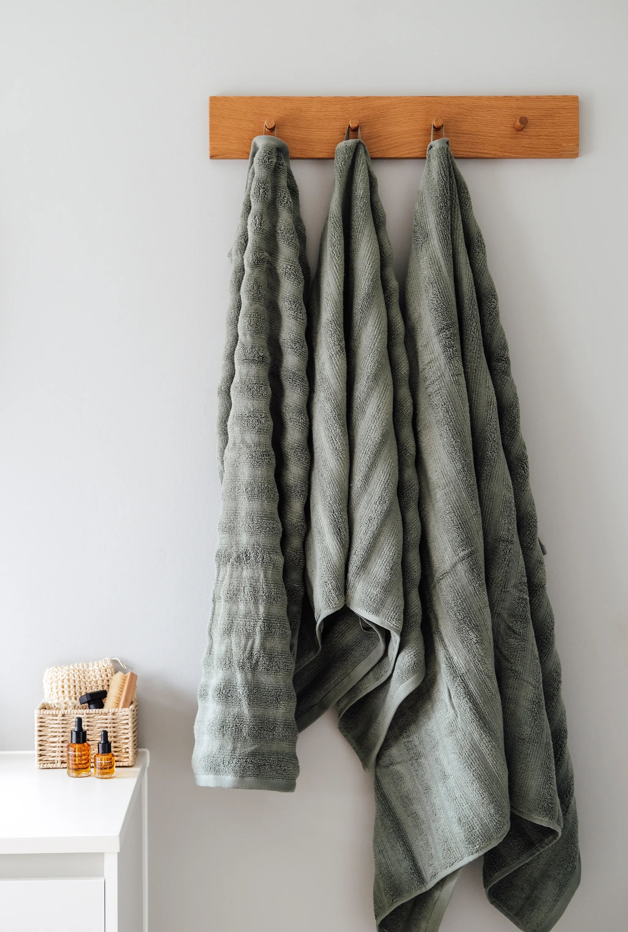 SKAGEN living Håndklæder Håndklæde i Grøn, B50 x L100 cm, 2