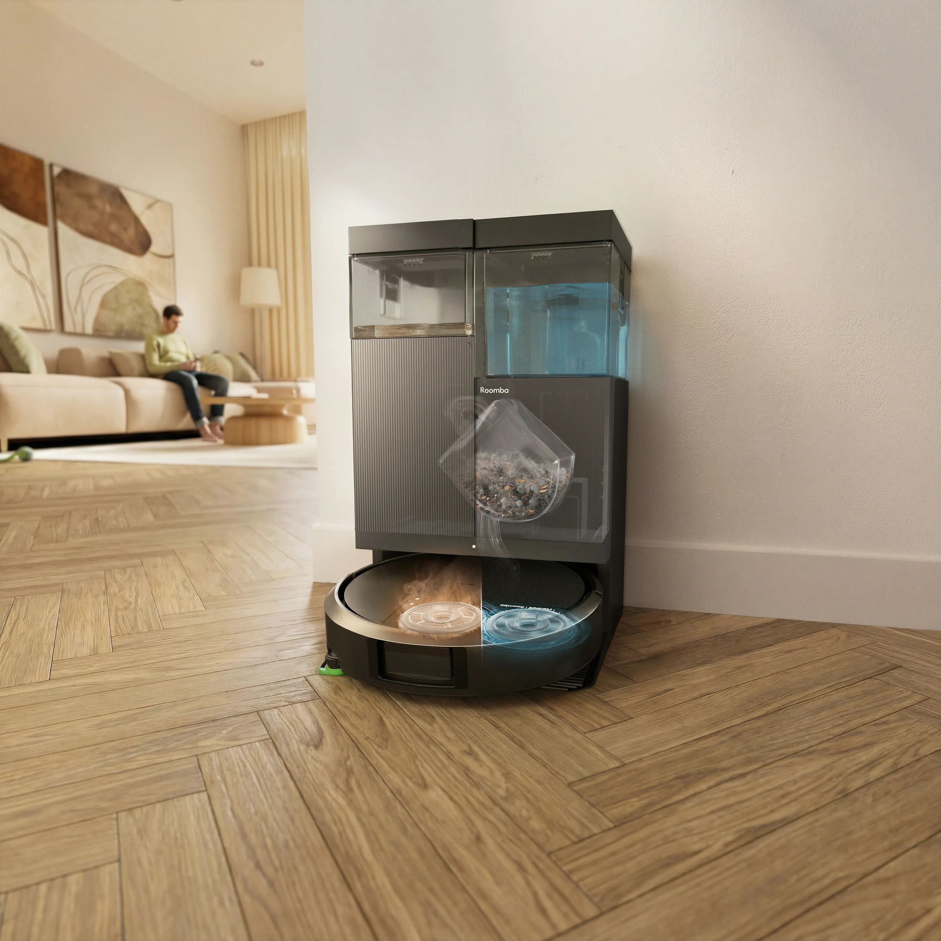 iRobot Robotstøvsugere Roomba Combo Robotstøvsuger 415 i Sort, 3