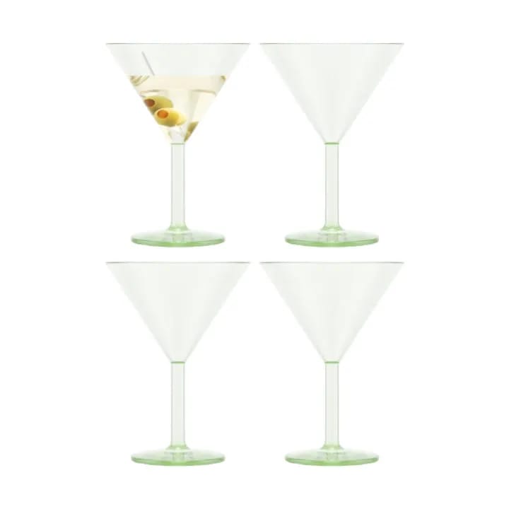 Bodum Cocktailglas Oktett Kvadrant Martiniglas - 4 stk. i Grøn, 1
