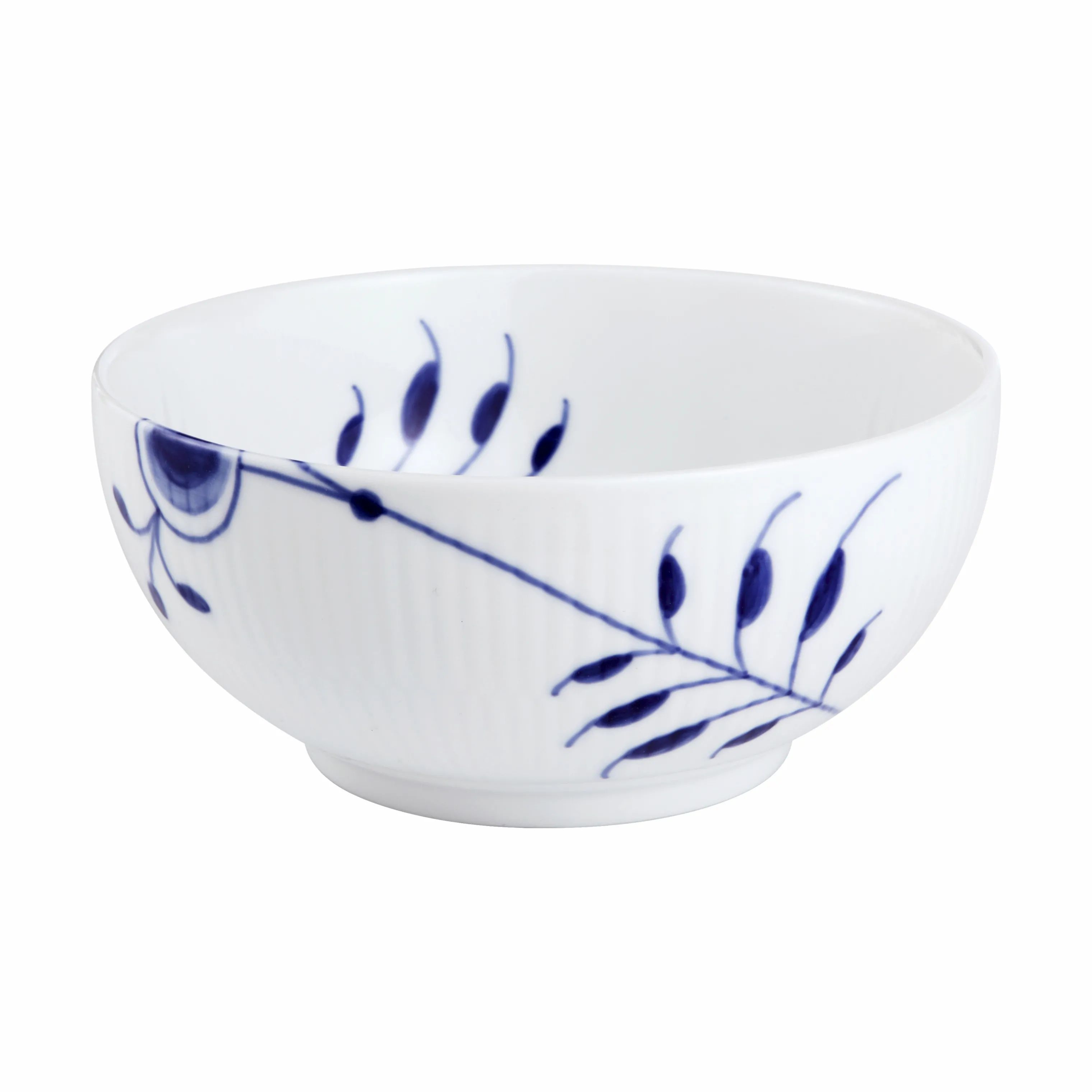 Royal Copenhagen Serveringsskåle Blå Mega Riflet Skål i 15 cm, 1