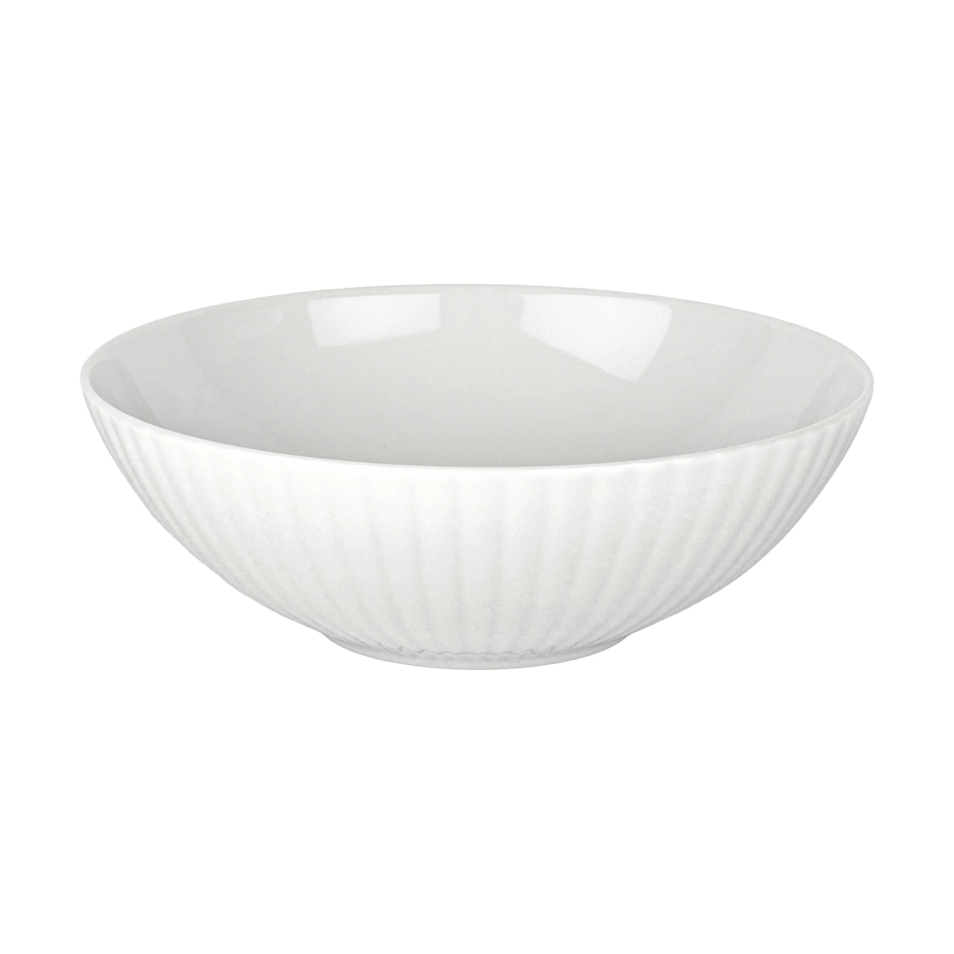 CASA Living Serveringsskåle Daisy Skål i Hvid, 21 cm, 1