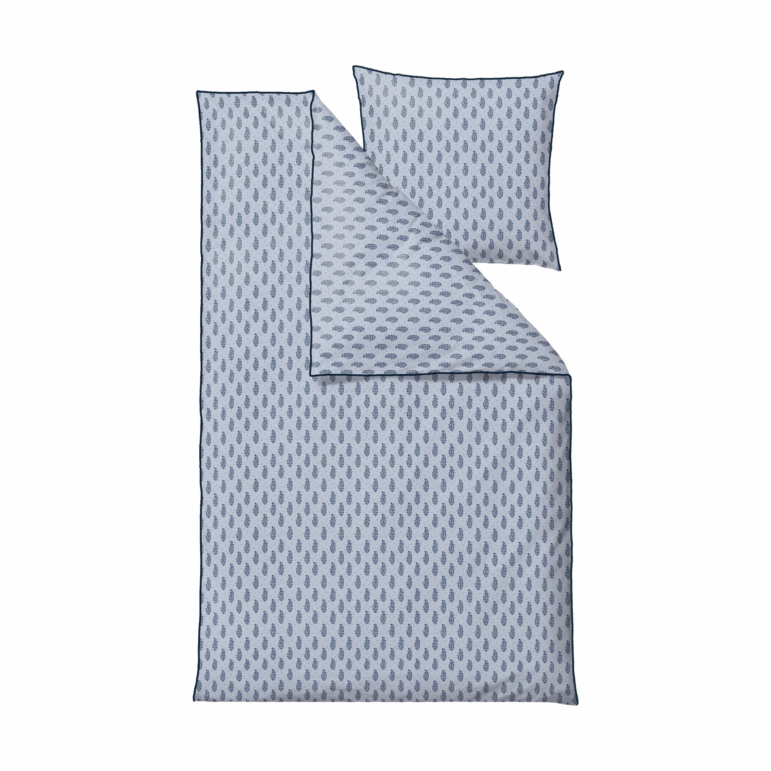 Södahl Sengetøj Organic Boheme Sengetøj i Linen blue, B140 x L200 cm, 1