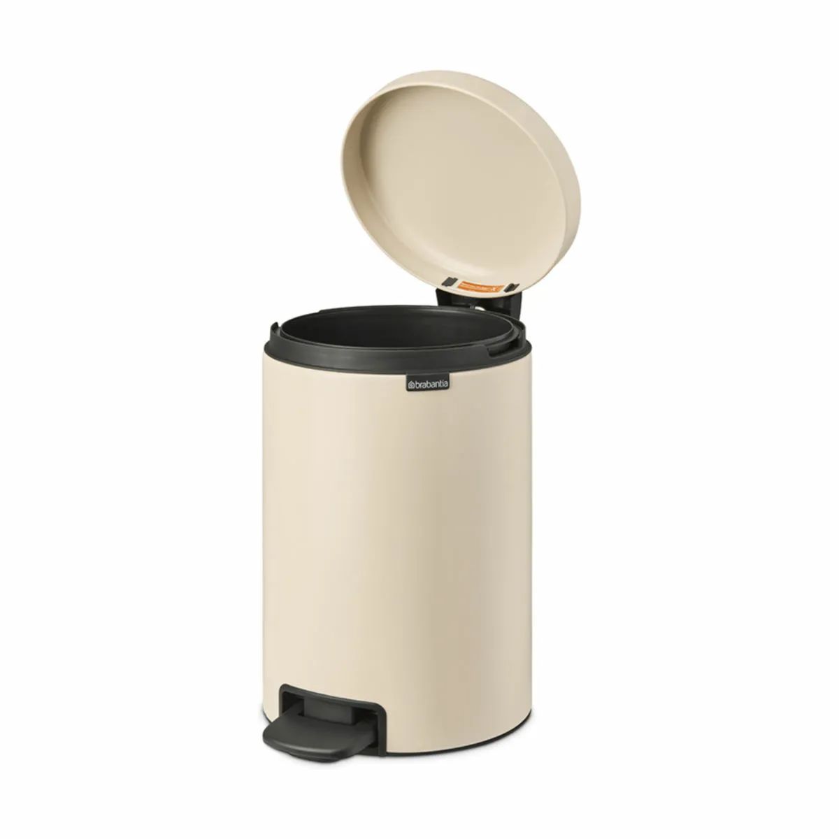 Brabantia Toiletspande NewIcon Pedalspand i Soft beige , 12 L, 3