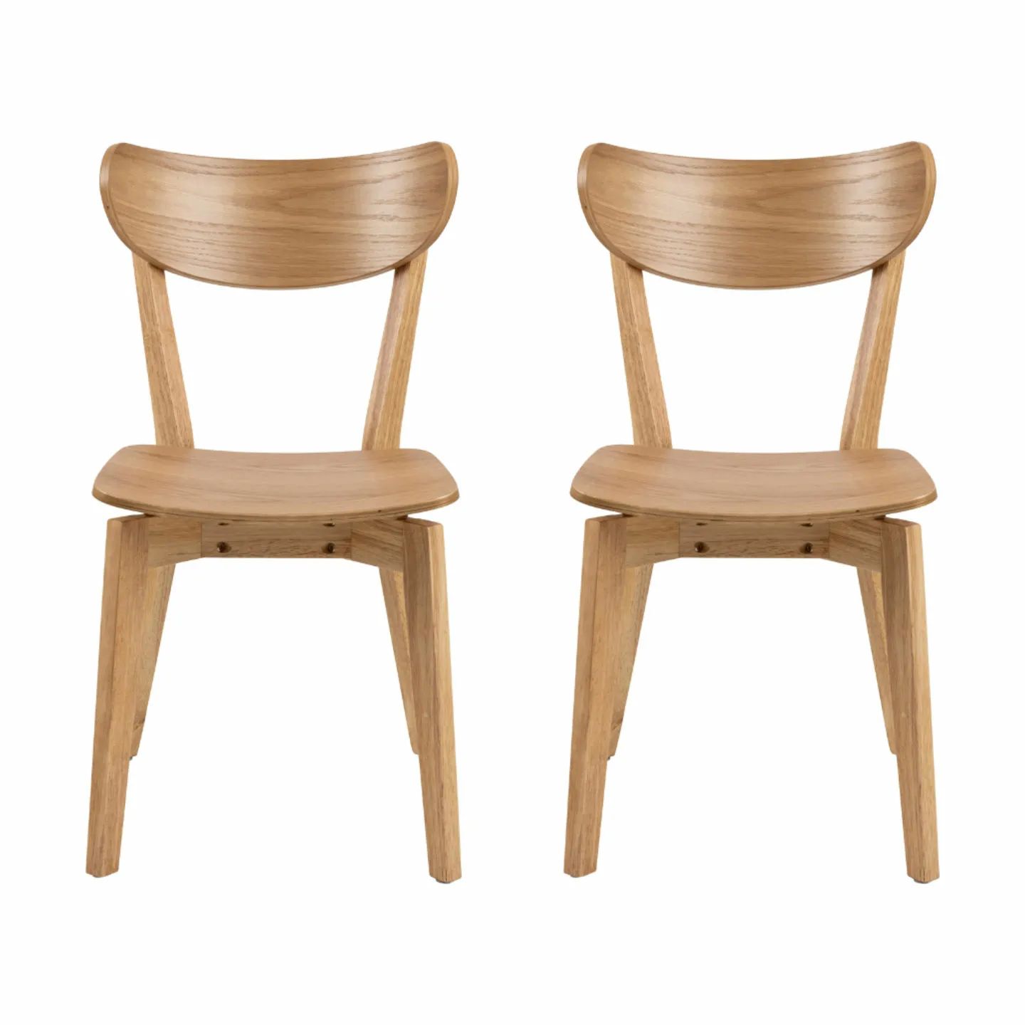 CASA Living Spisebordsstole Roxby Spisebordsstol - 2 stk. i Natur, 1