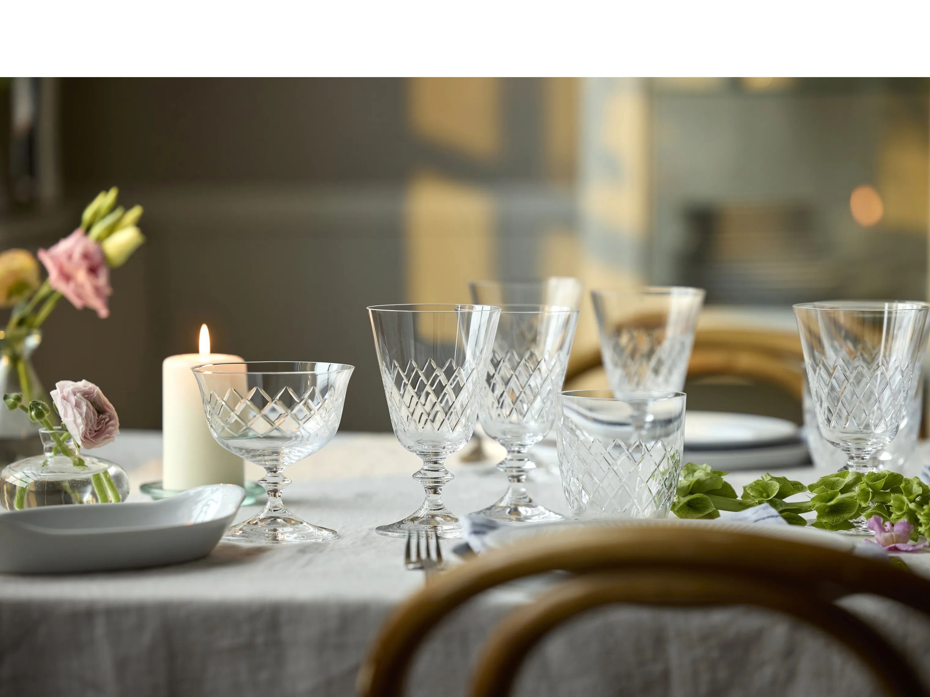 Lyngby Glas Champagneglas Eaton Champagneskål - 2 stk i Klar, 2