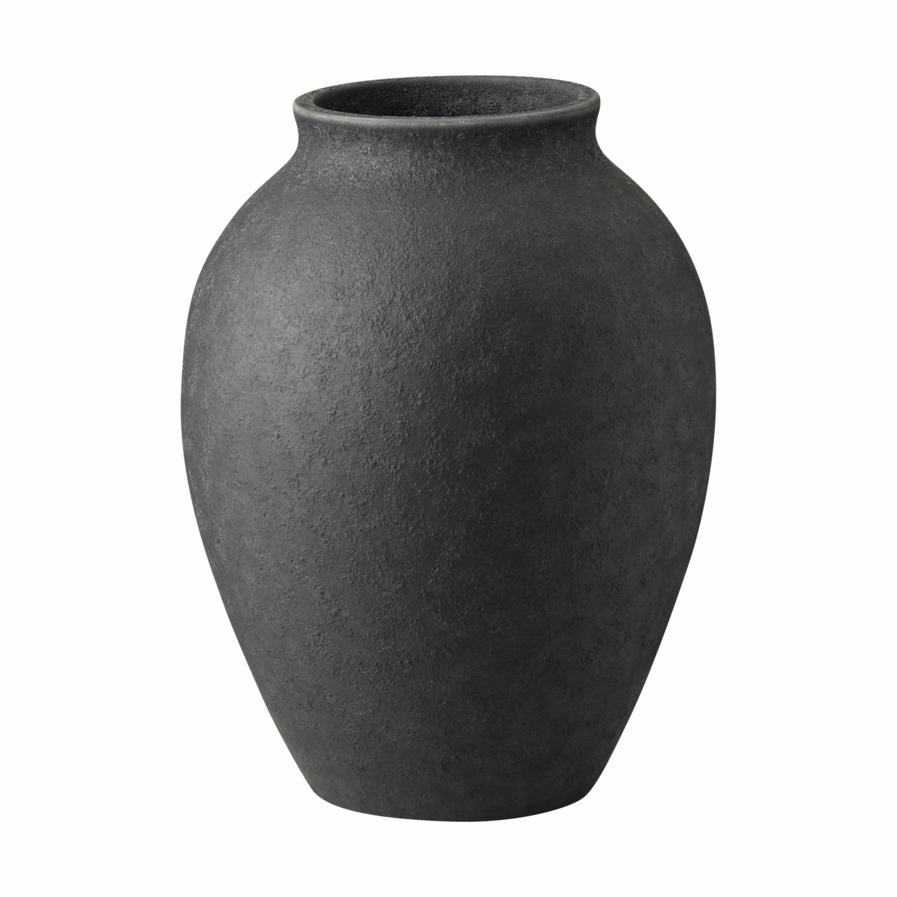 Knabstrup Keramik Vaser Vase i Sort, 12,5 cm, 1