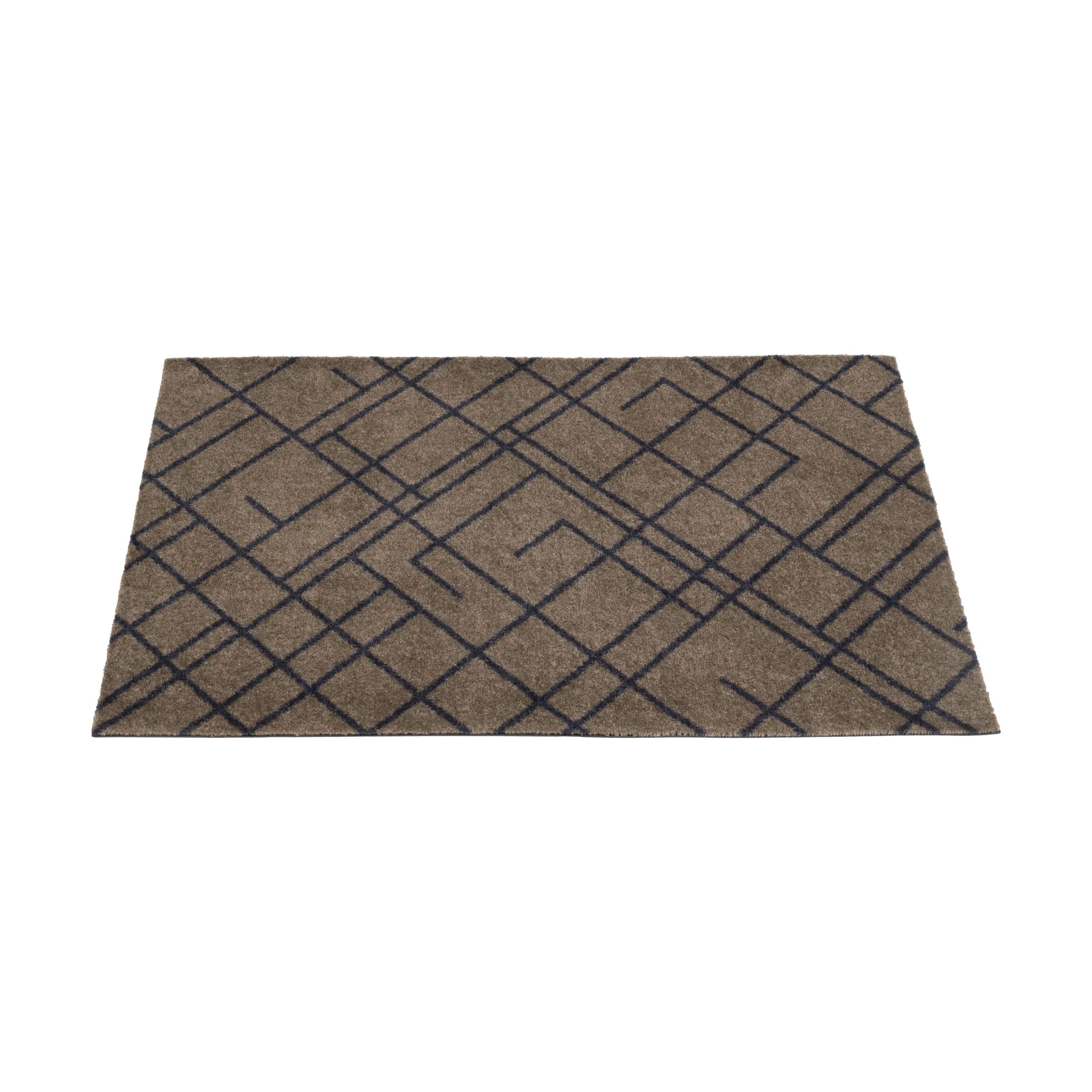 Tica Copenhagen Dørmåtter Lines Dørmåtte i sand , B90 x L60 cm, 1