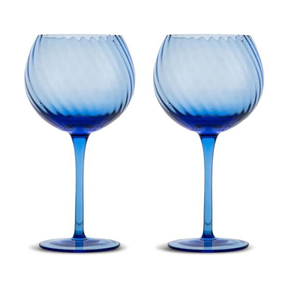 ByOn Rødvinsglas Opacity Vinglas - 2 stk. i Blue, 1
