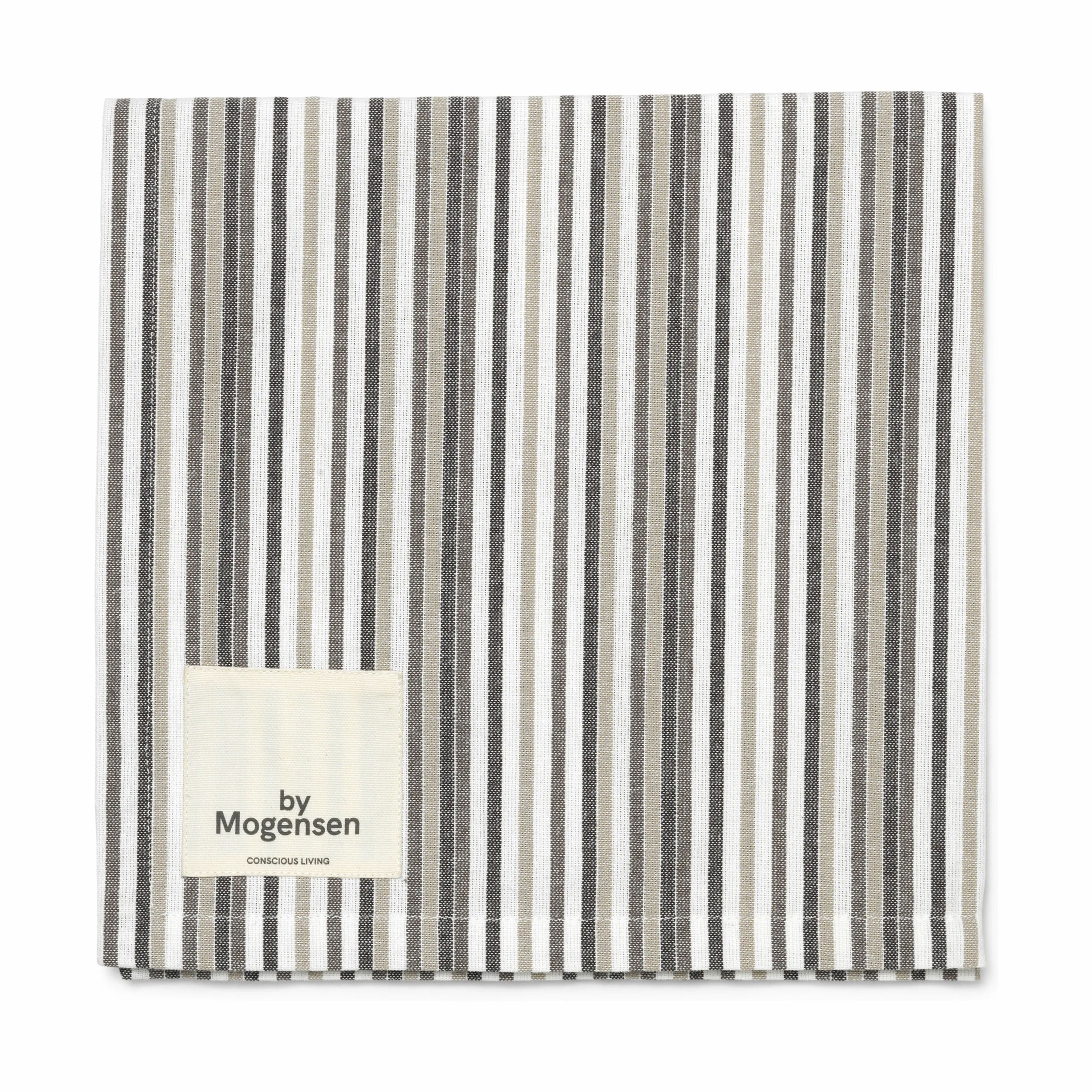 By Mogensen Stofservietter Small stripes Small Stripe Stofserviet i Grå, 1