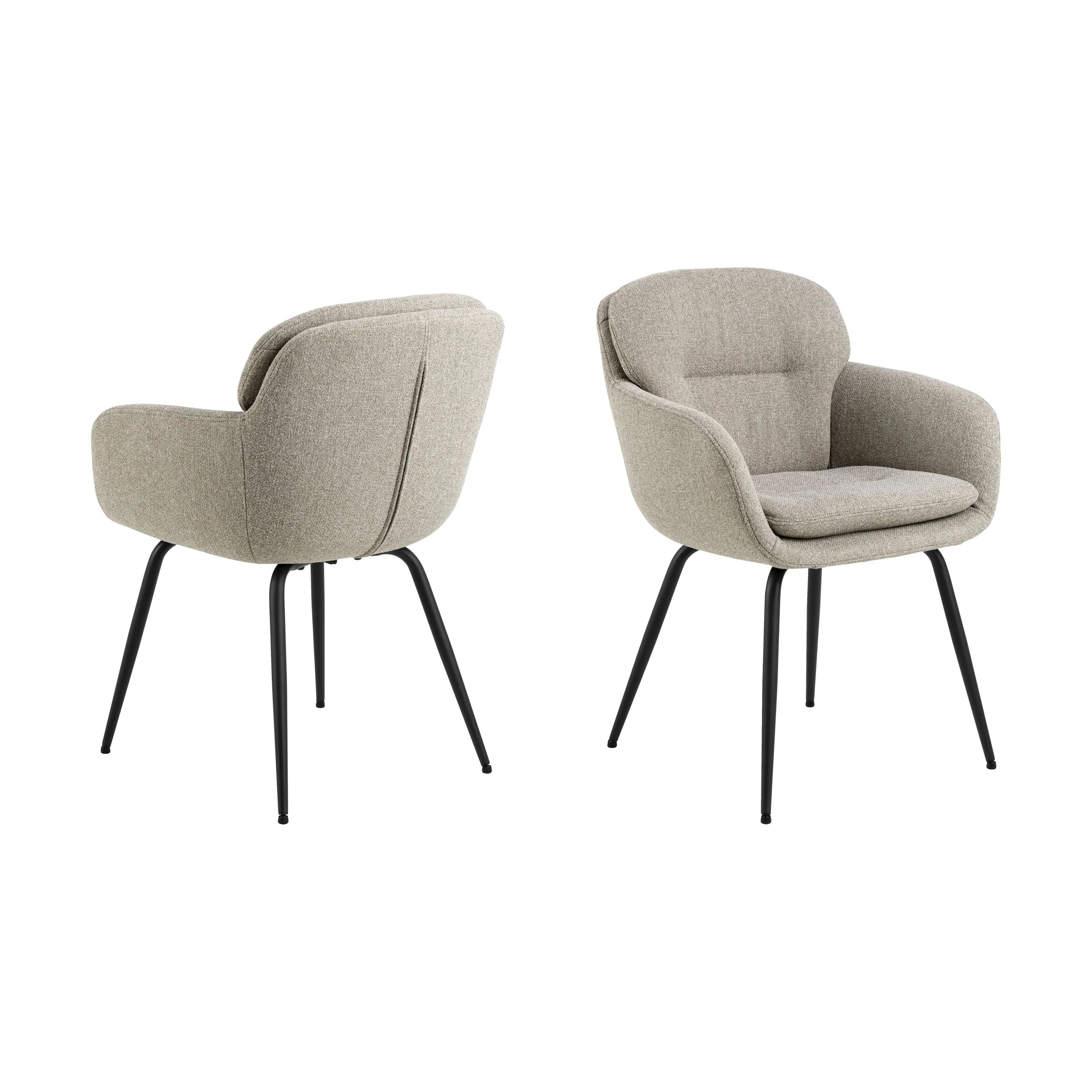 CASA Living Spisebordsstole Dora Spisebordsstol i Beige, 3