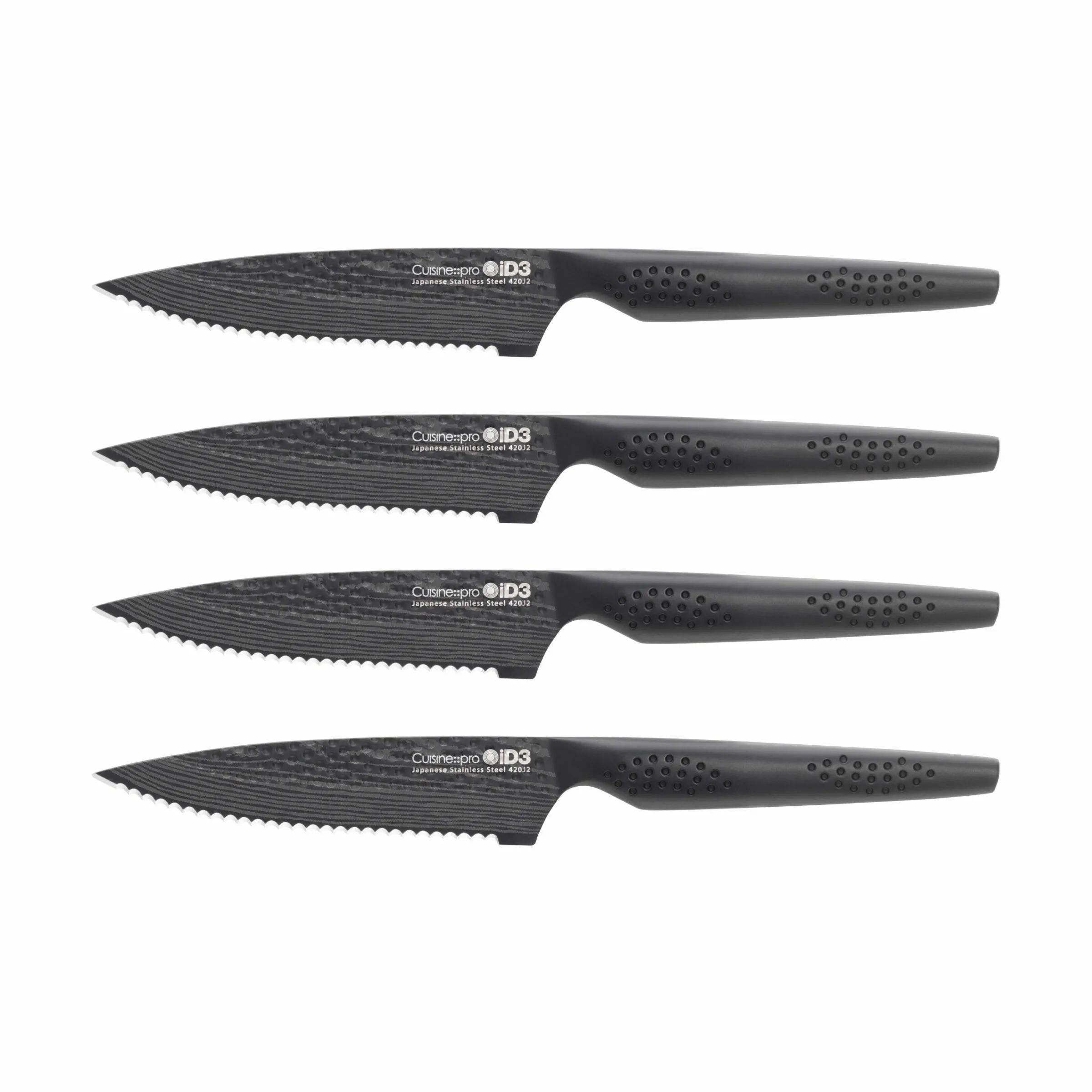 THE CUSTOM CHEF™ Steakknive Cuisine::pro®
iD3 BLACK SAMURAI™ Cuisine::pro iD3® BLACK SAMURAI™ Steakkniv - 4 stk. i Sort, 1