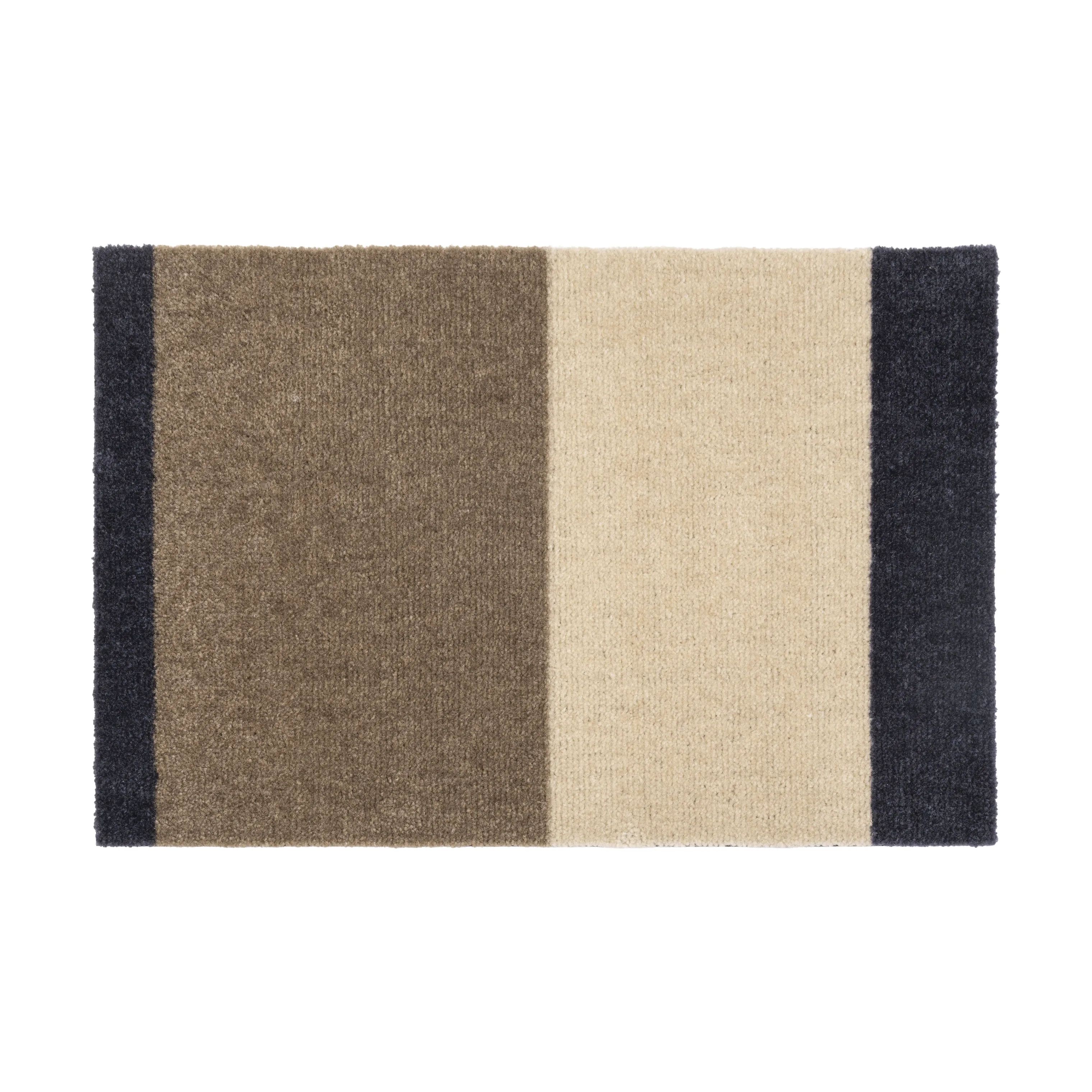 Tica Copenhagen Dørmåtter Stripes Dørmåtte i Beige, B60 x L40 cm, 1