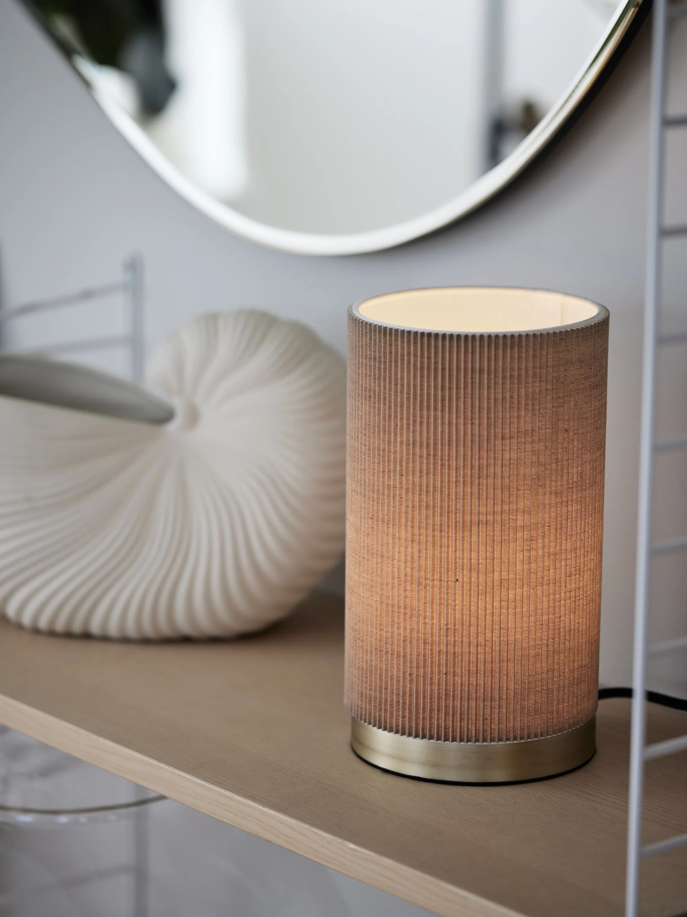 PR Home Bordlamper Dora Bordlampe i Beige/guld, 2