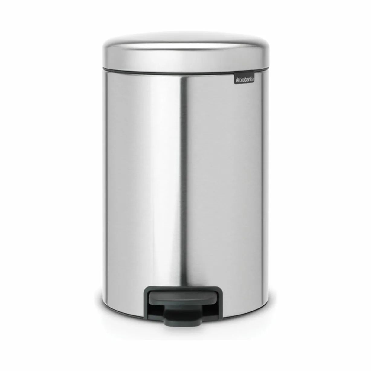 Brabantia Toiletspande NewIcon Pedalspand i Mat/Stål, 12 L, 1
