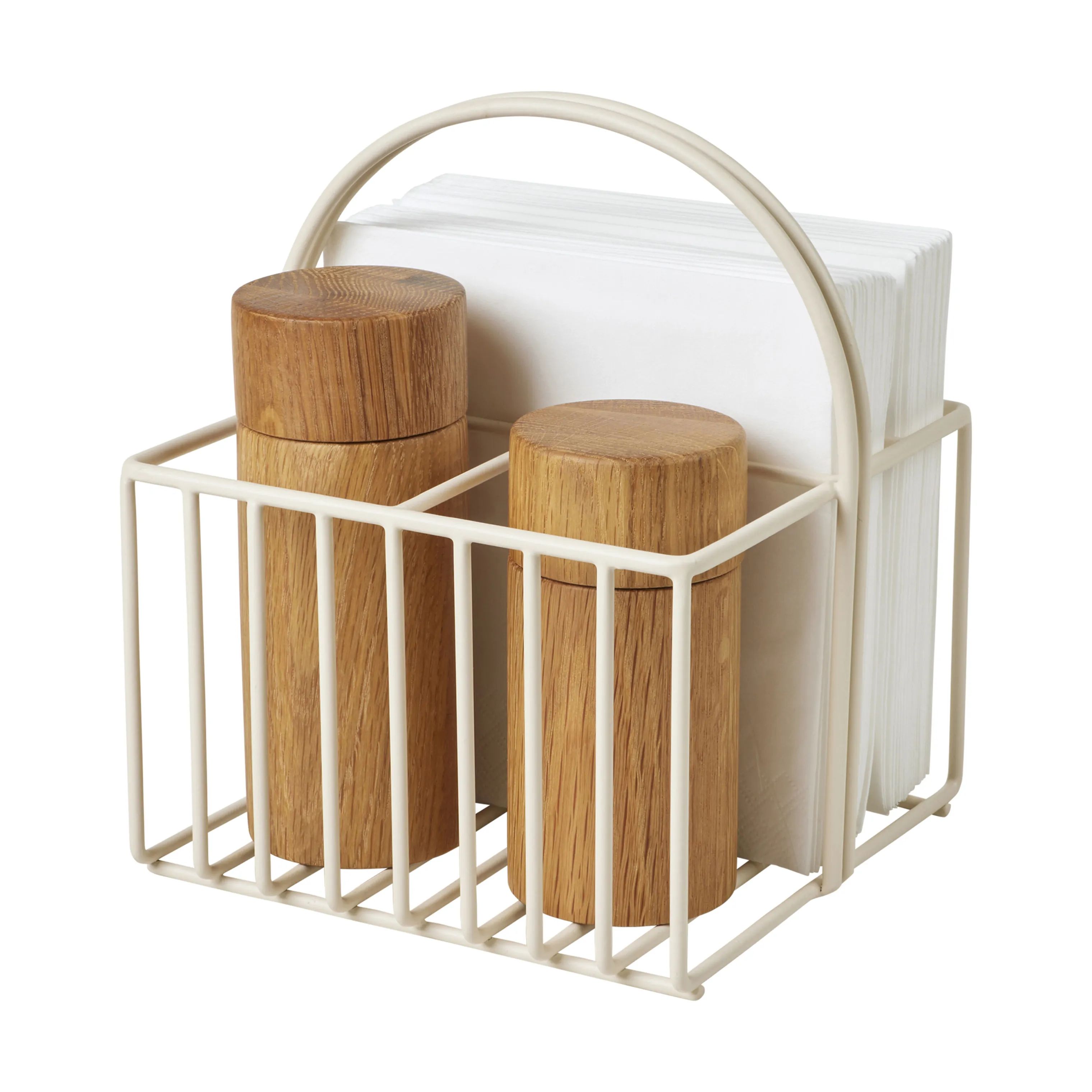 Broste Copenhagen Servietringe og -holdere Vietta Servietholder i Rainy Day Grey, 3