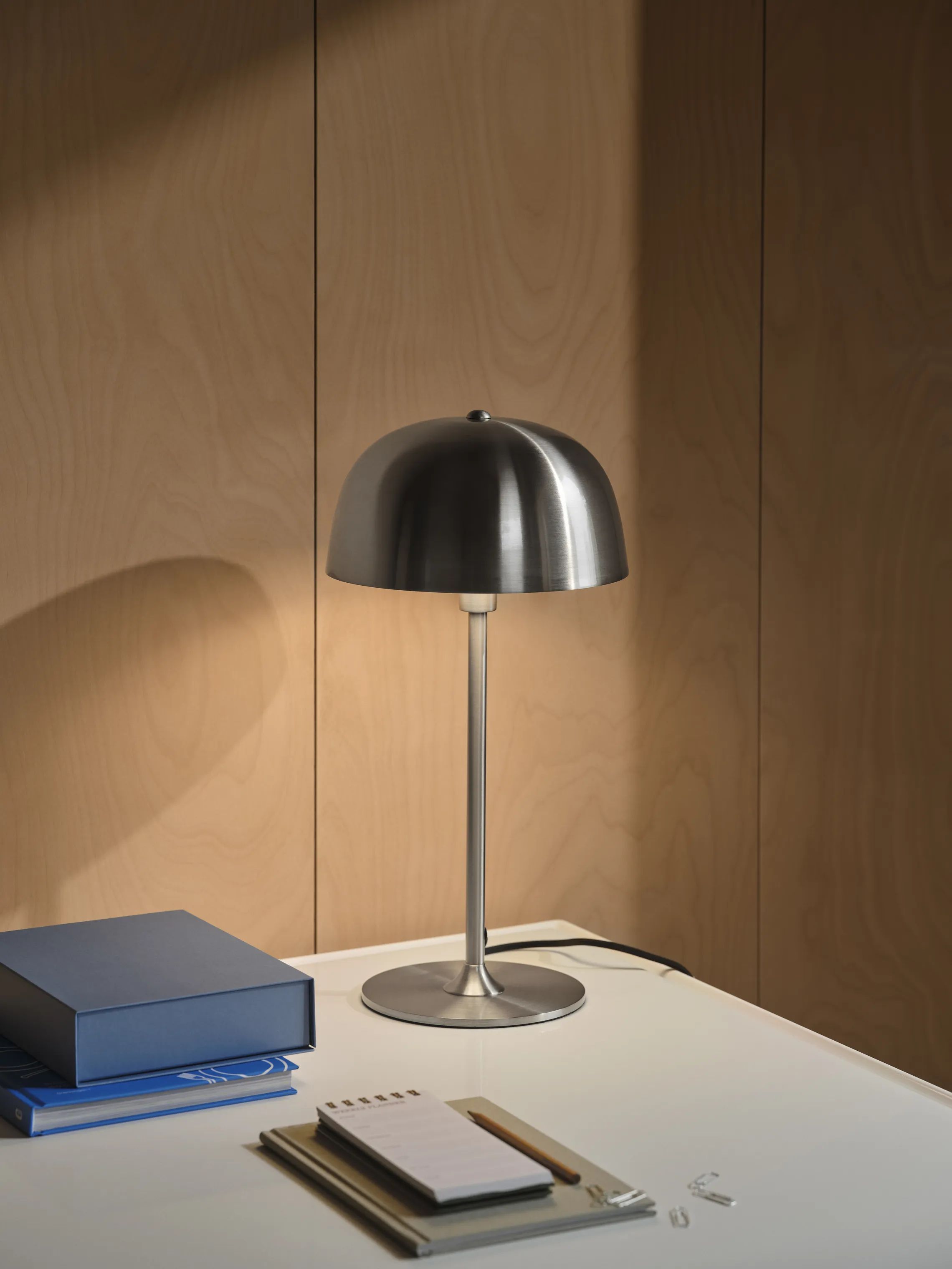 Nordlux Bordlamper Cera Bordlampe i Børstet stål, 2
