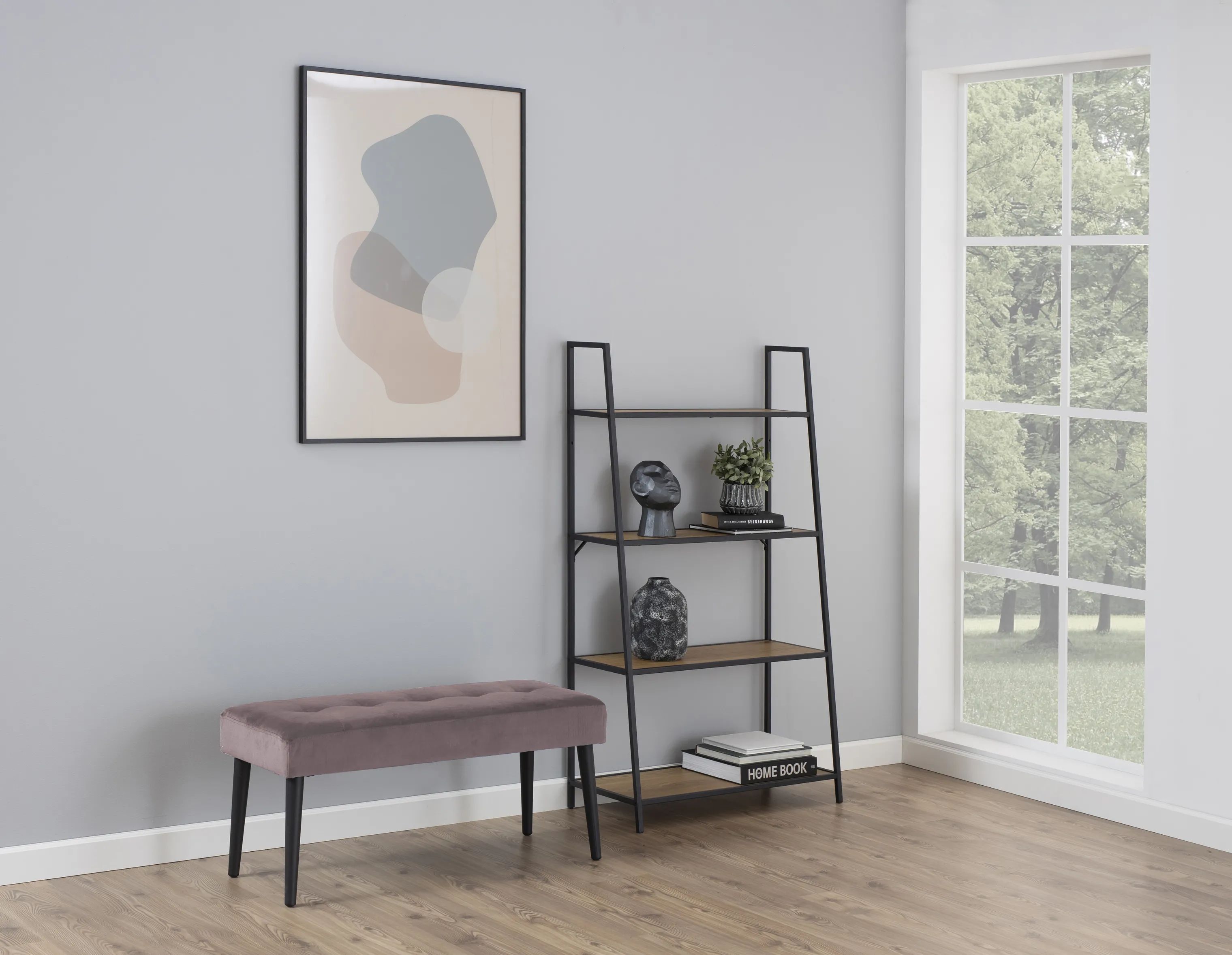 CASA Living Bænke Glory Bænk i dusty rosa, 2