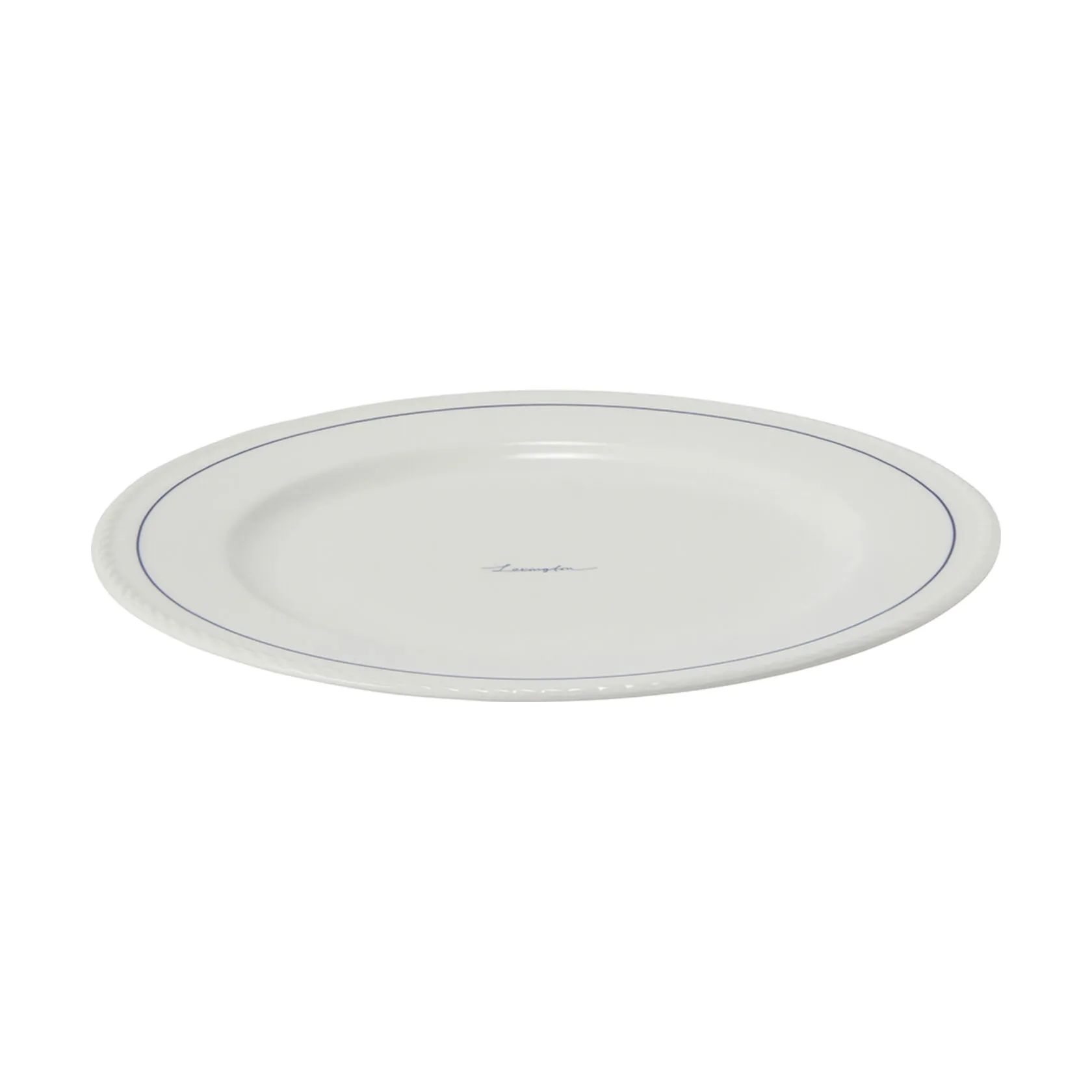 Lexington Middagstallerkener Middagstallerken - 4 stk. i White/Dark Blue, 3