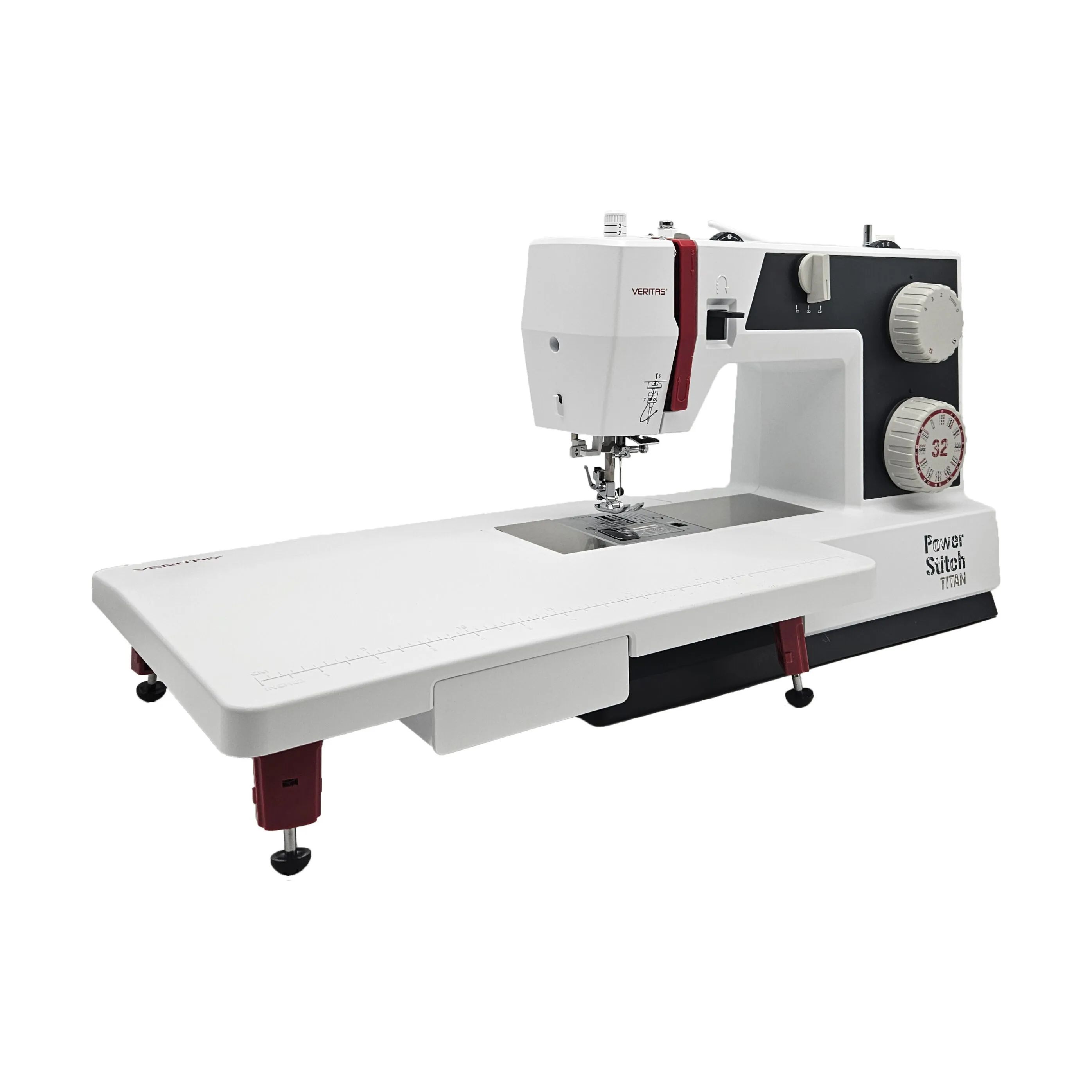 VERITAS Symaskiner Powerstitch 32 Titan Overlock i Hvid, 7