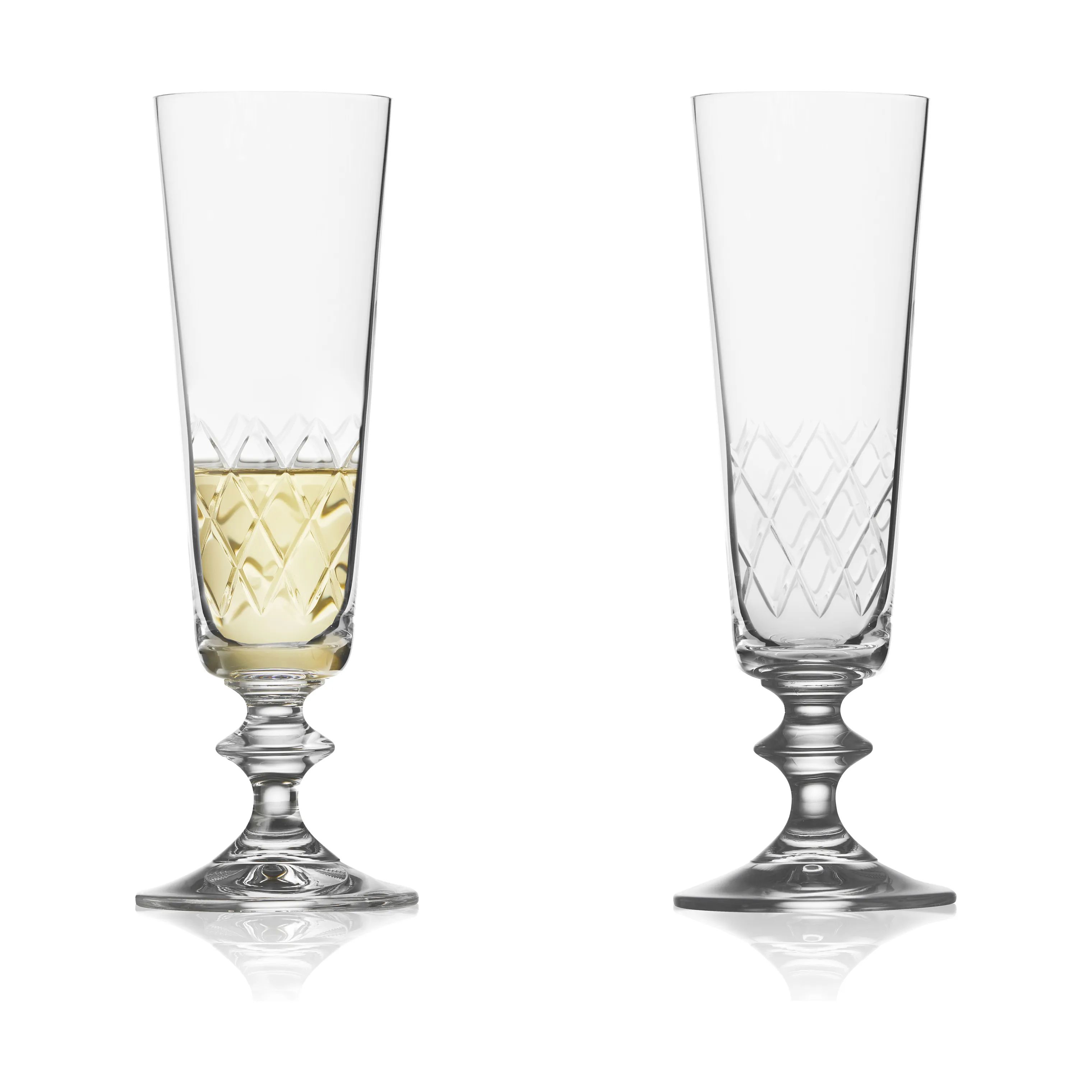 Lyngby Glas Champagneglas Eaton Champagneglas - 2 stk i Klar, 1