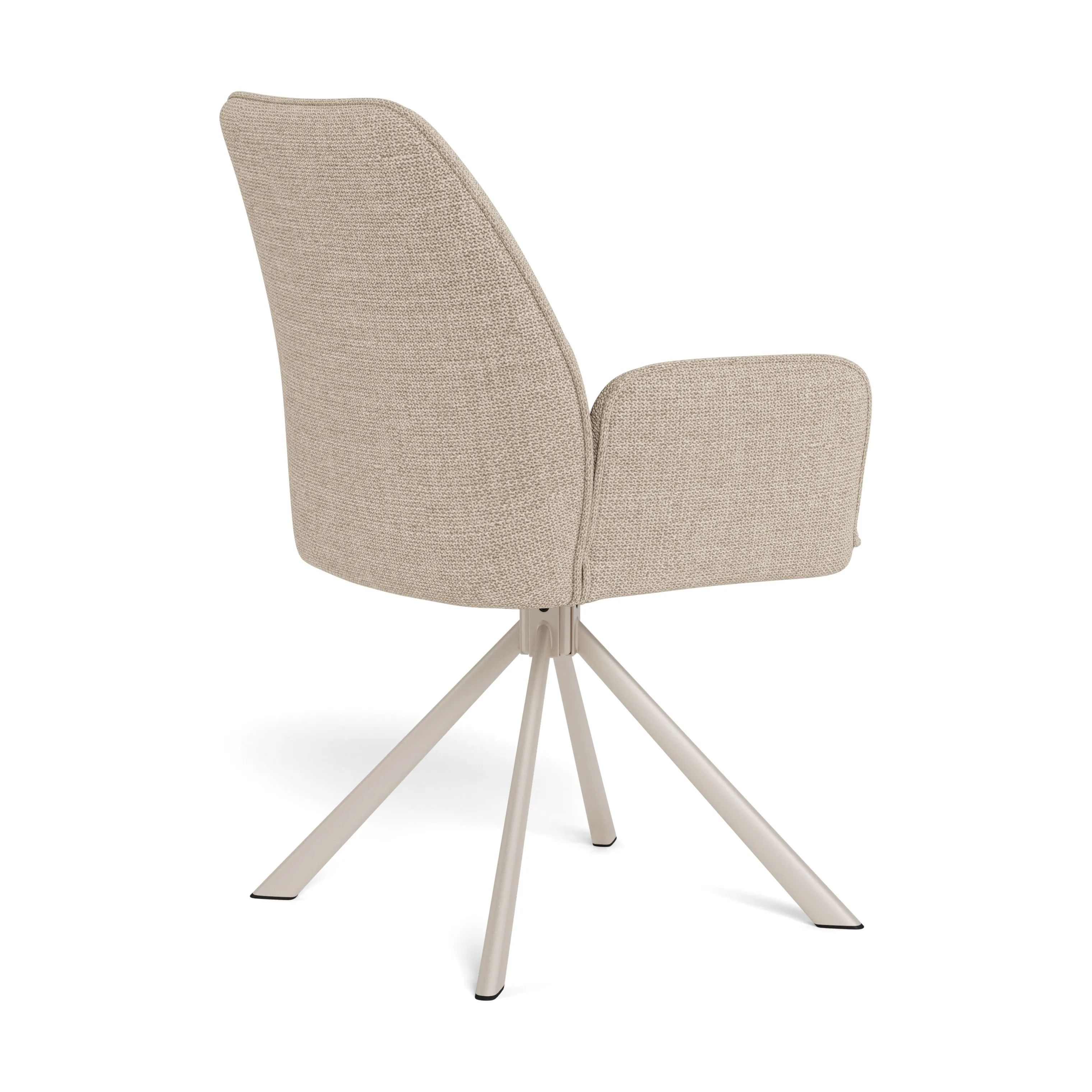 CASA Living Spisebordsstole Glenda Spisebordsstol - 2 stk. i Beige/beige stel, 4