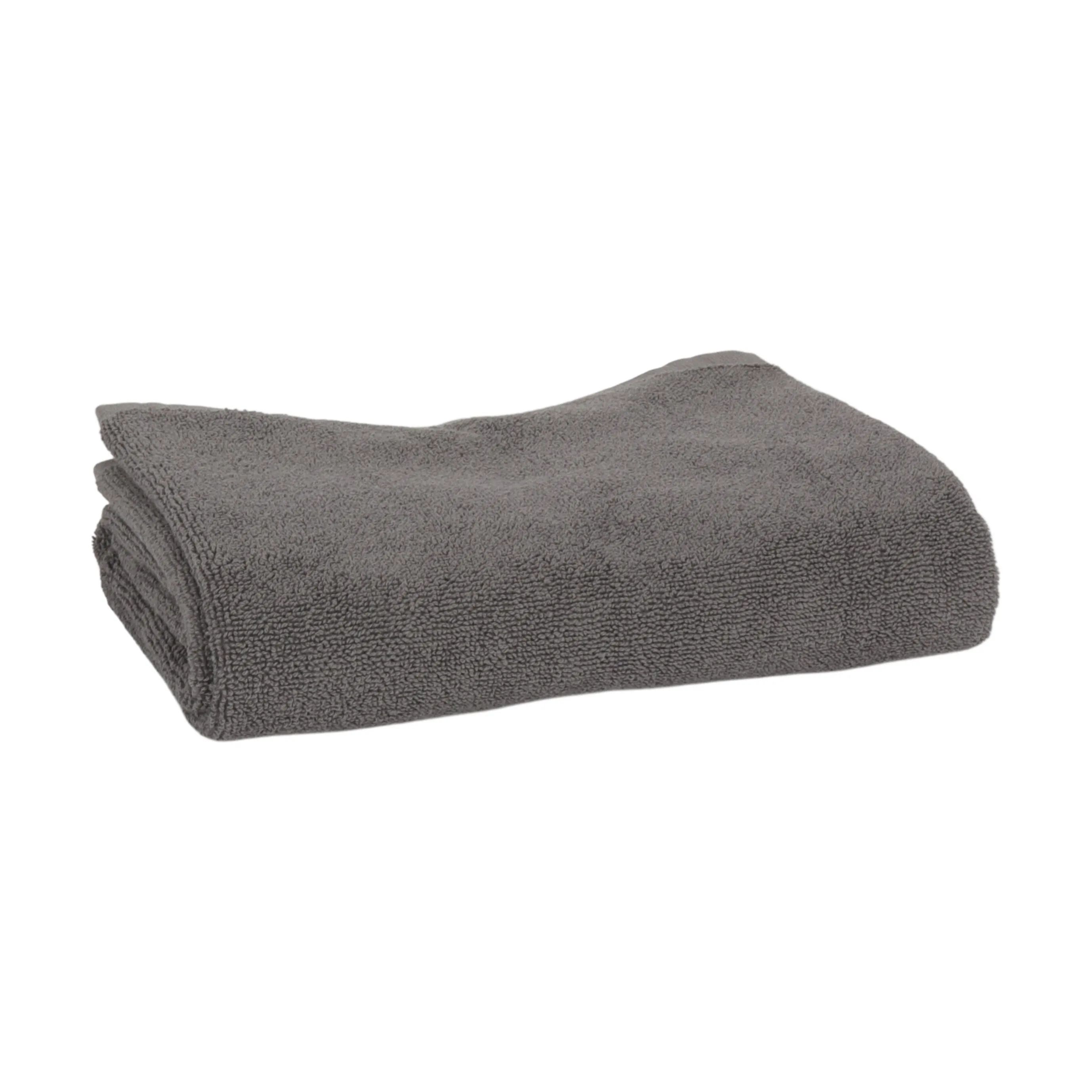 CASA Living Håndklæder Charmant Håndklæde i Grå, B70 x L140 cm, 1
