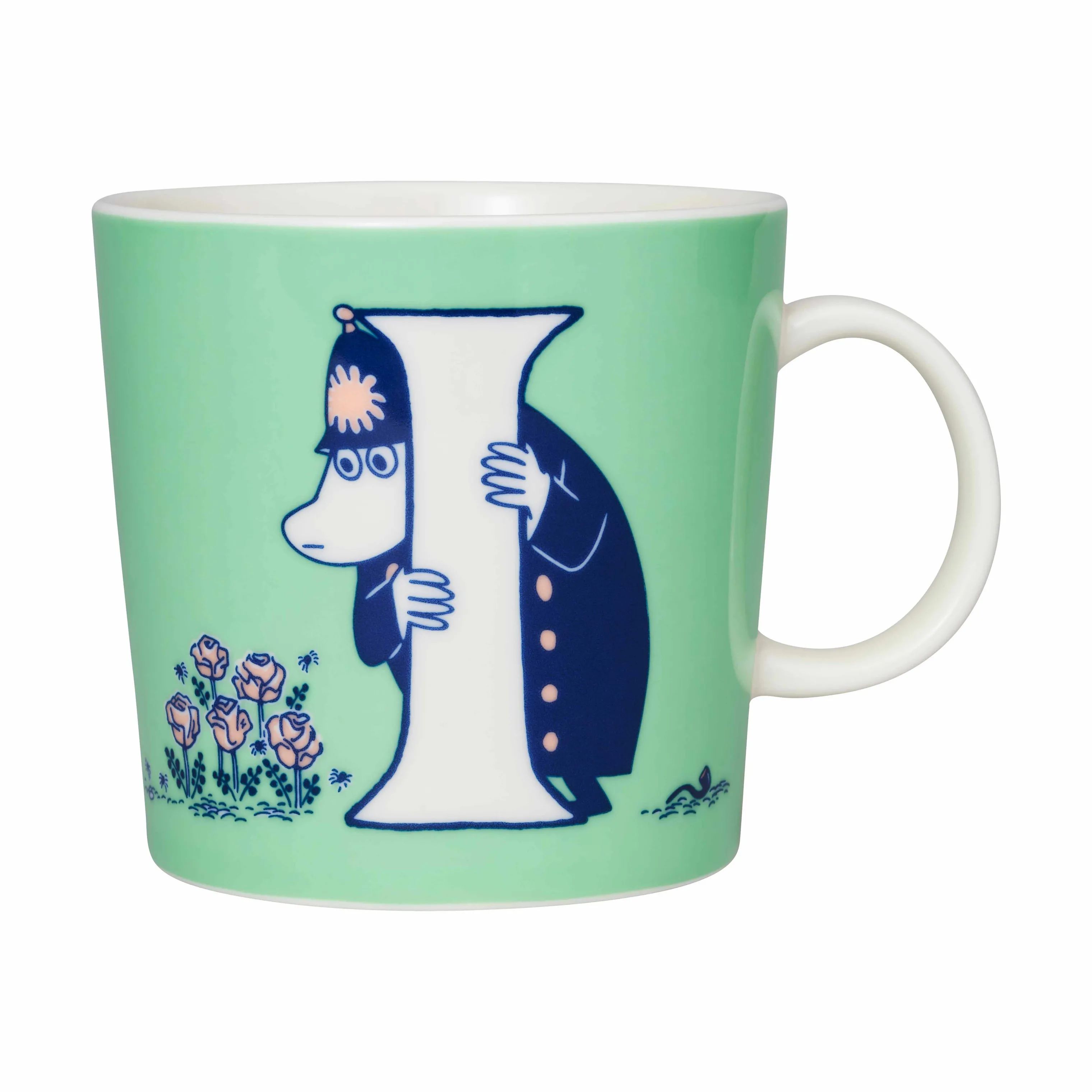 Moomin Arabia Krus og kopper med hank ABC Krus - I i I, 1