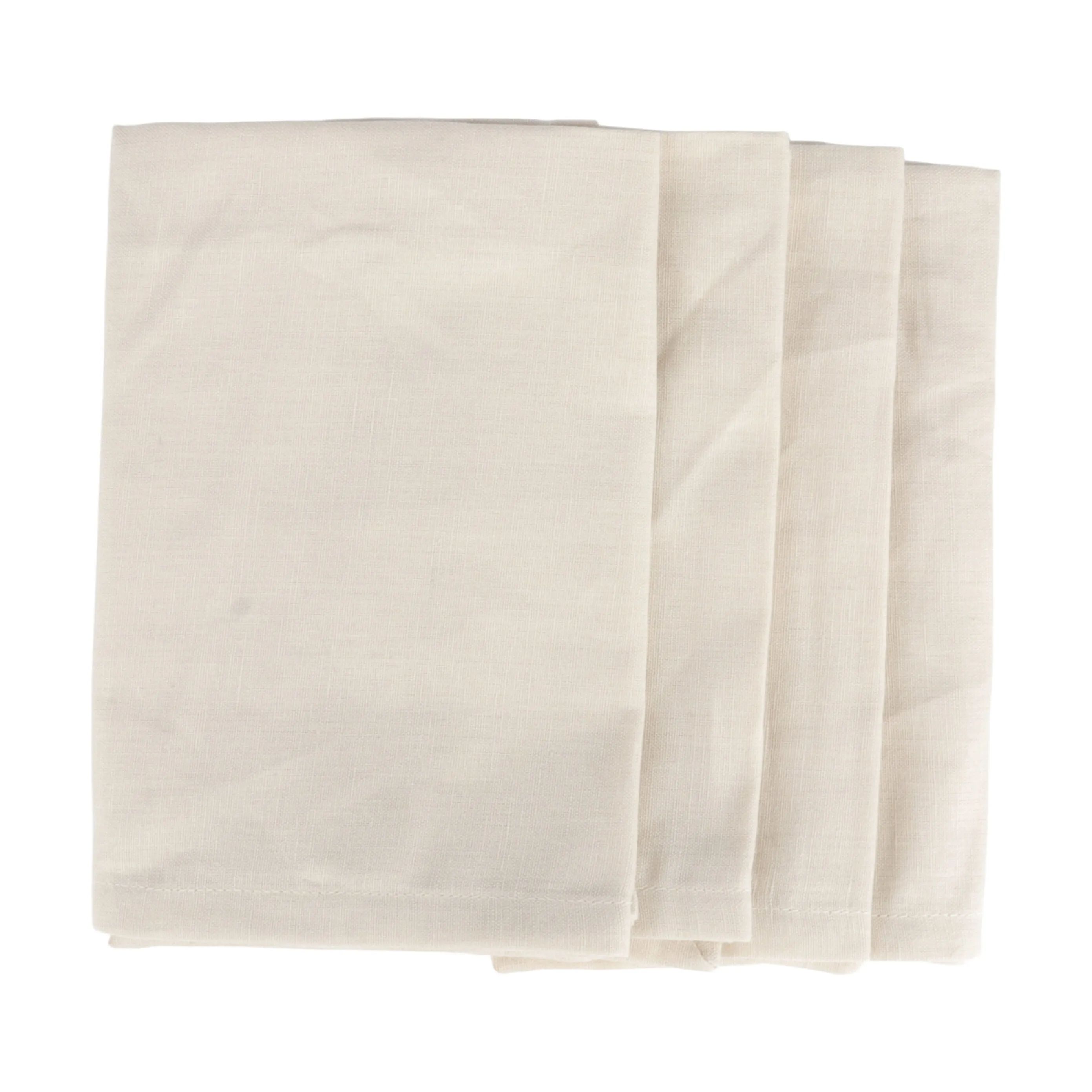 CASA Living Stofservietter Stofserviet - 4 stk. i Beige, 1